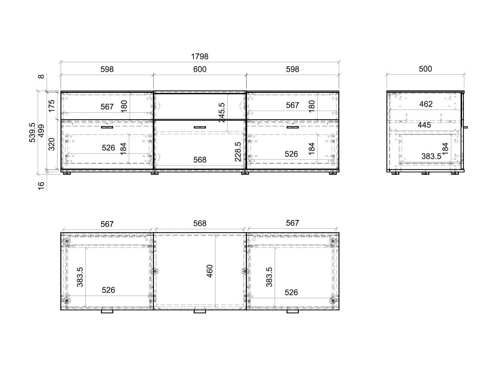 Living room set Alnue 107