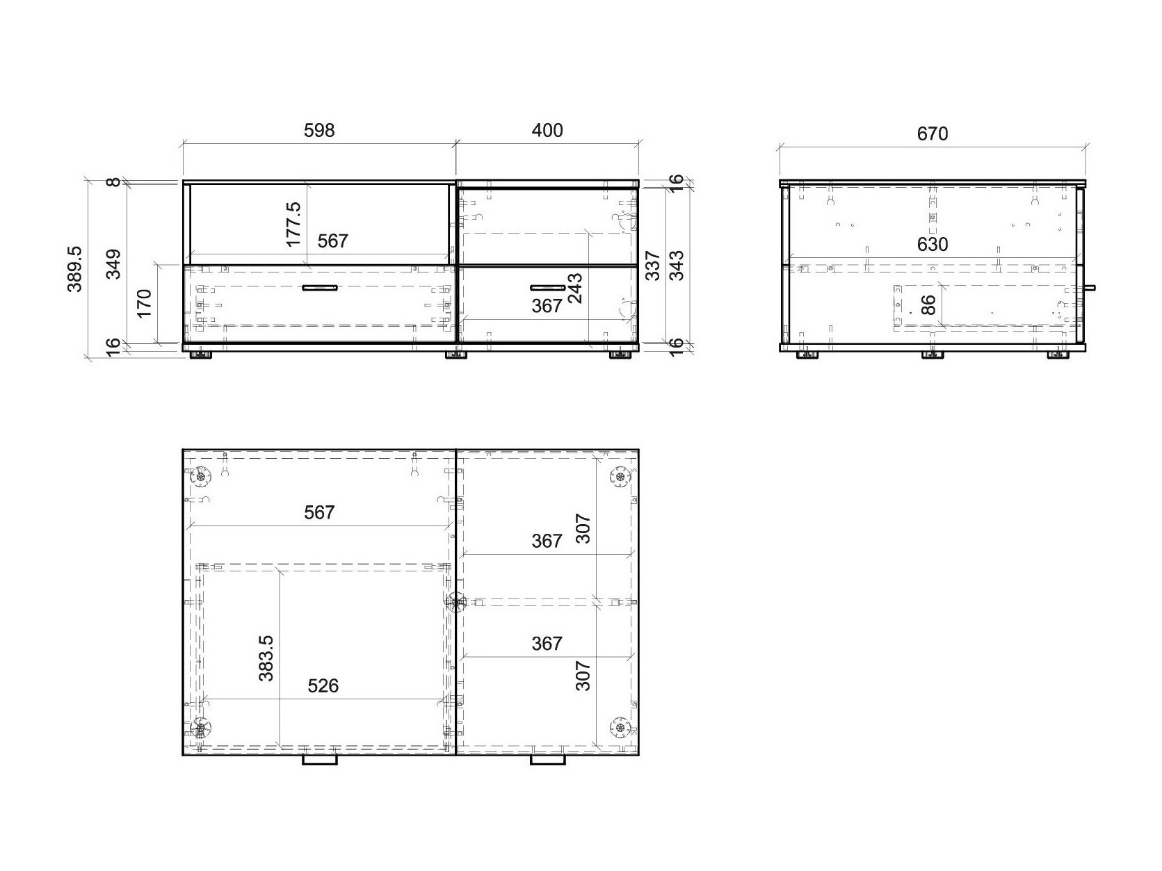 Living room set Alnue 107