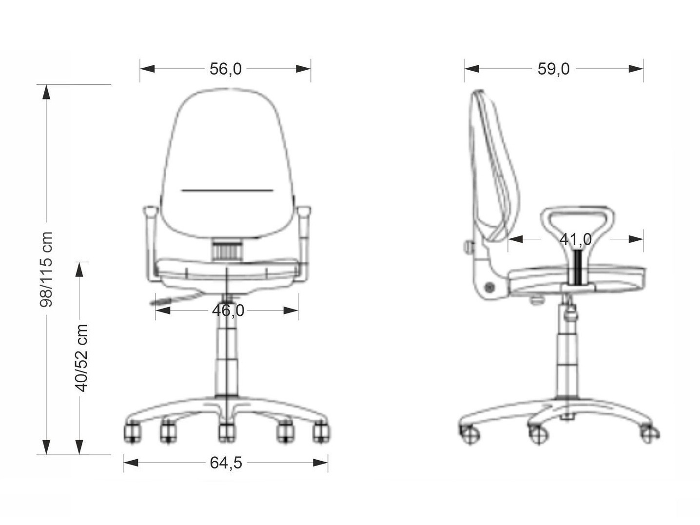Office chair Houston 152 (Black)