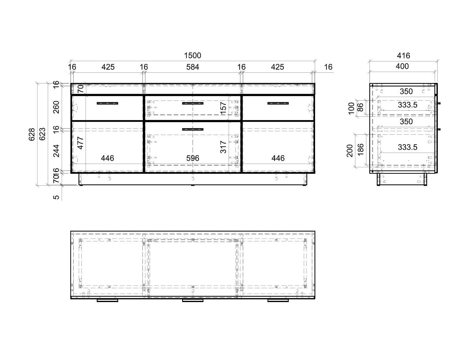TV stand Balelbu 100