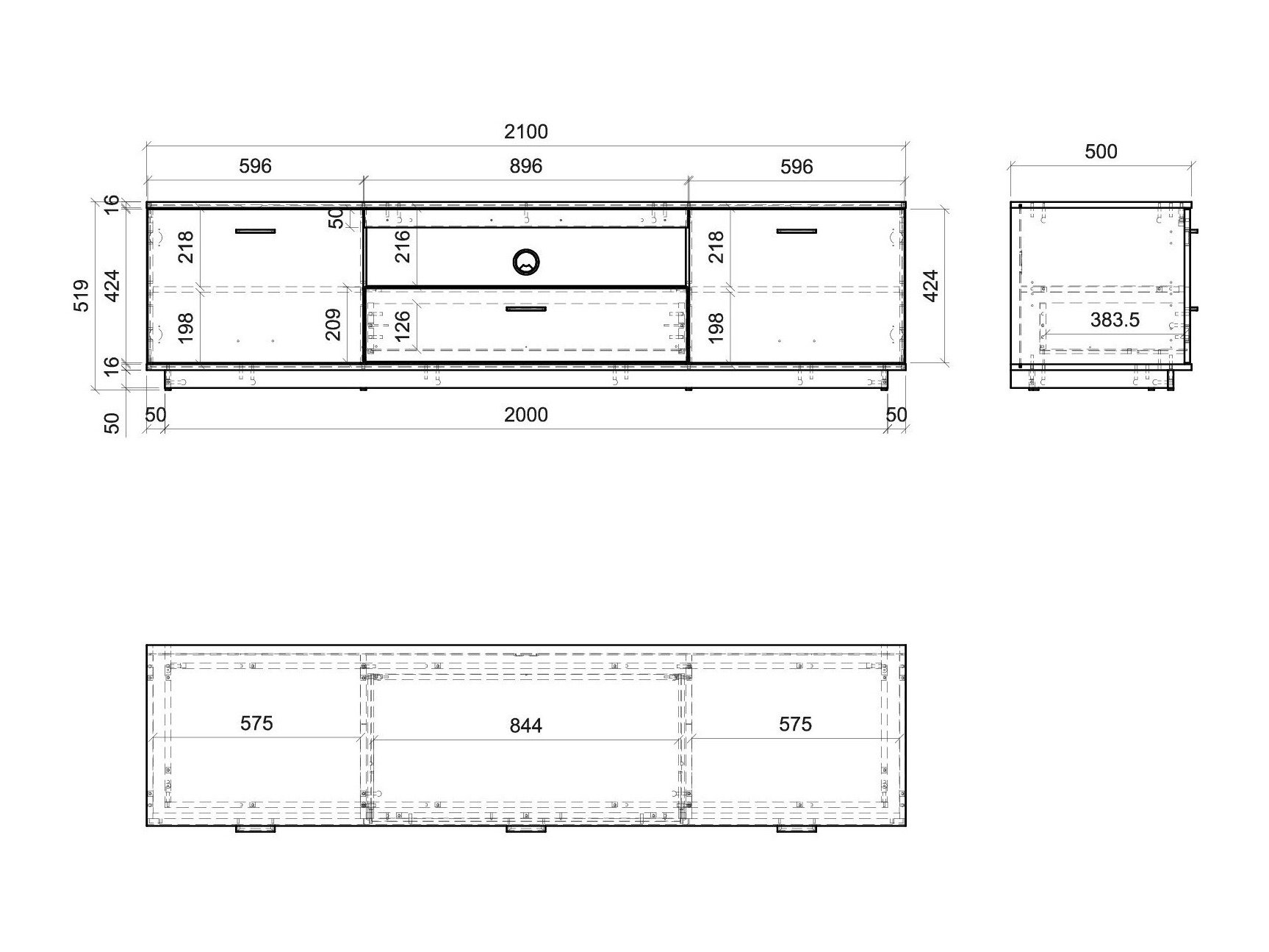 TV stand Salsalo 100