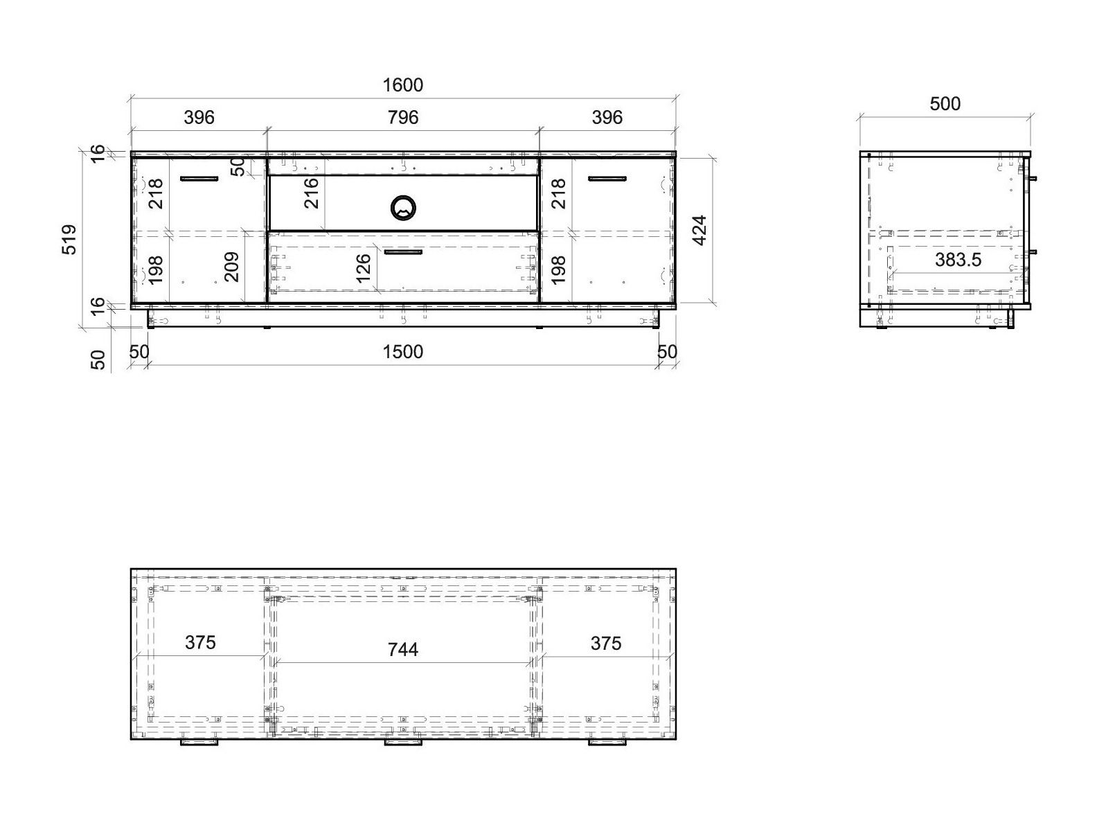 TV stand Salsalo 101