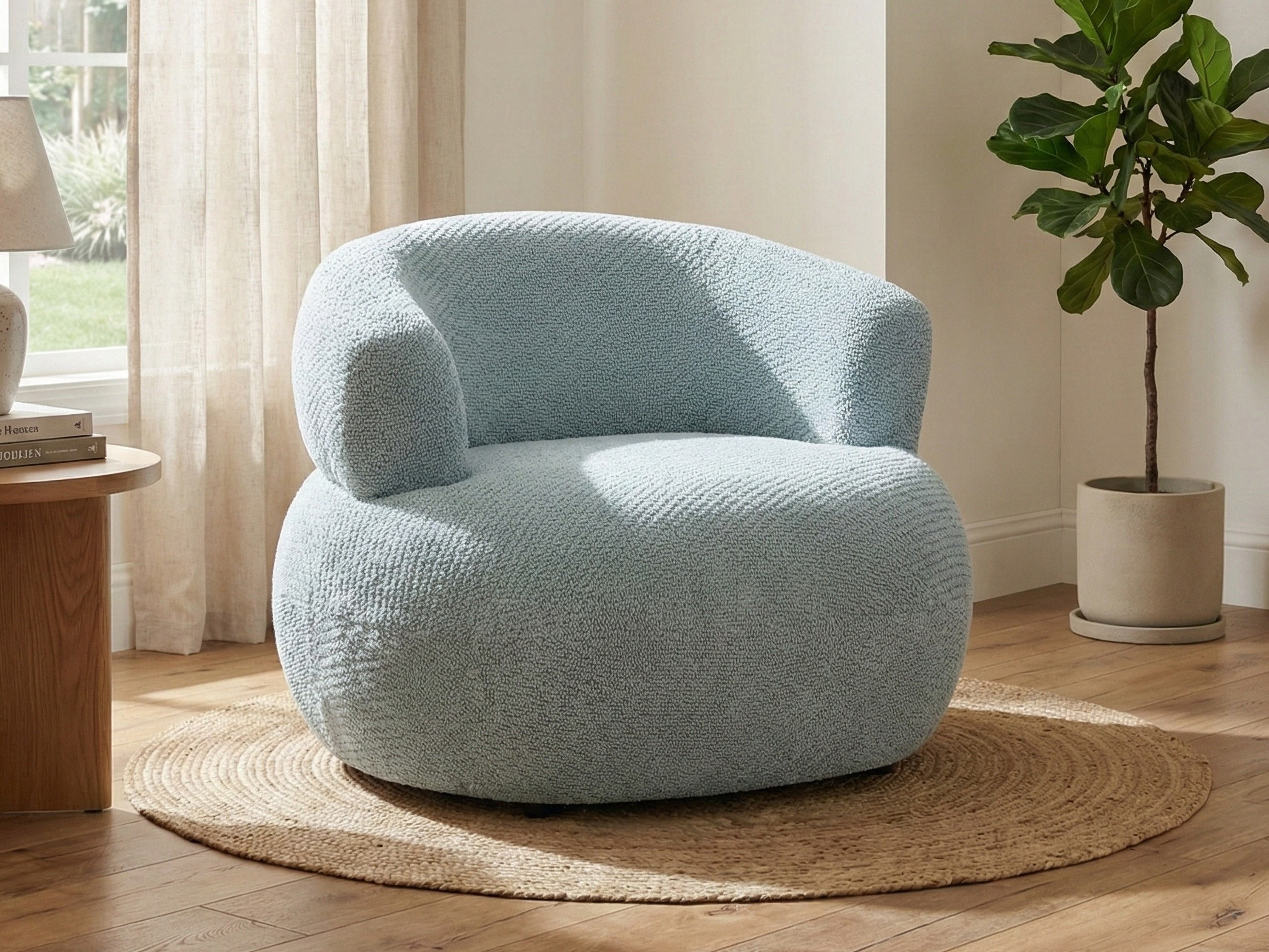 Armchair Anaheim 102 (Light blue)