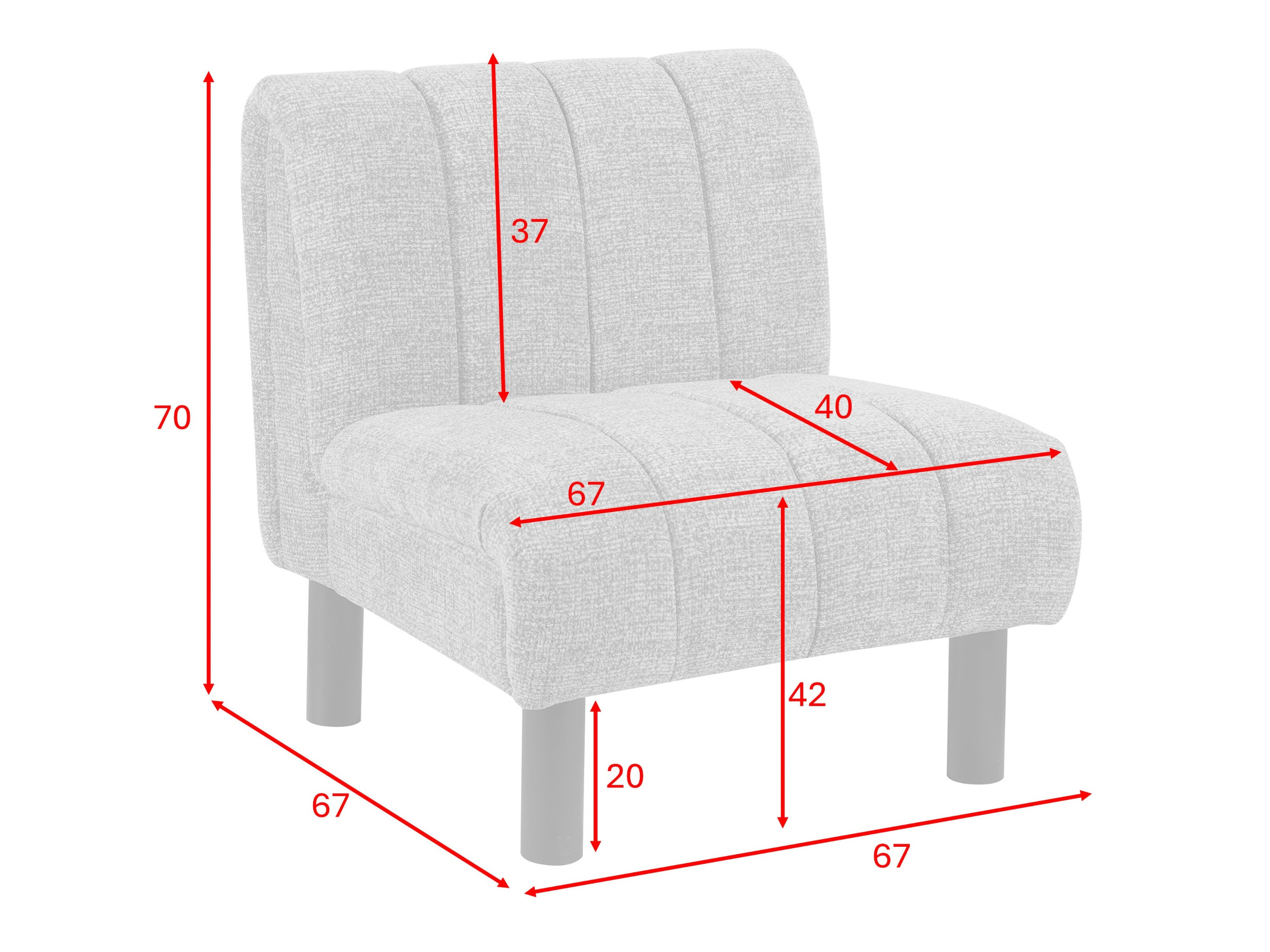 Armchair Anaheim 103 (Mustard)