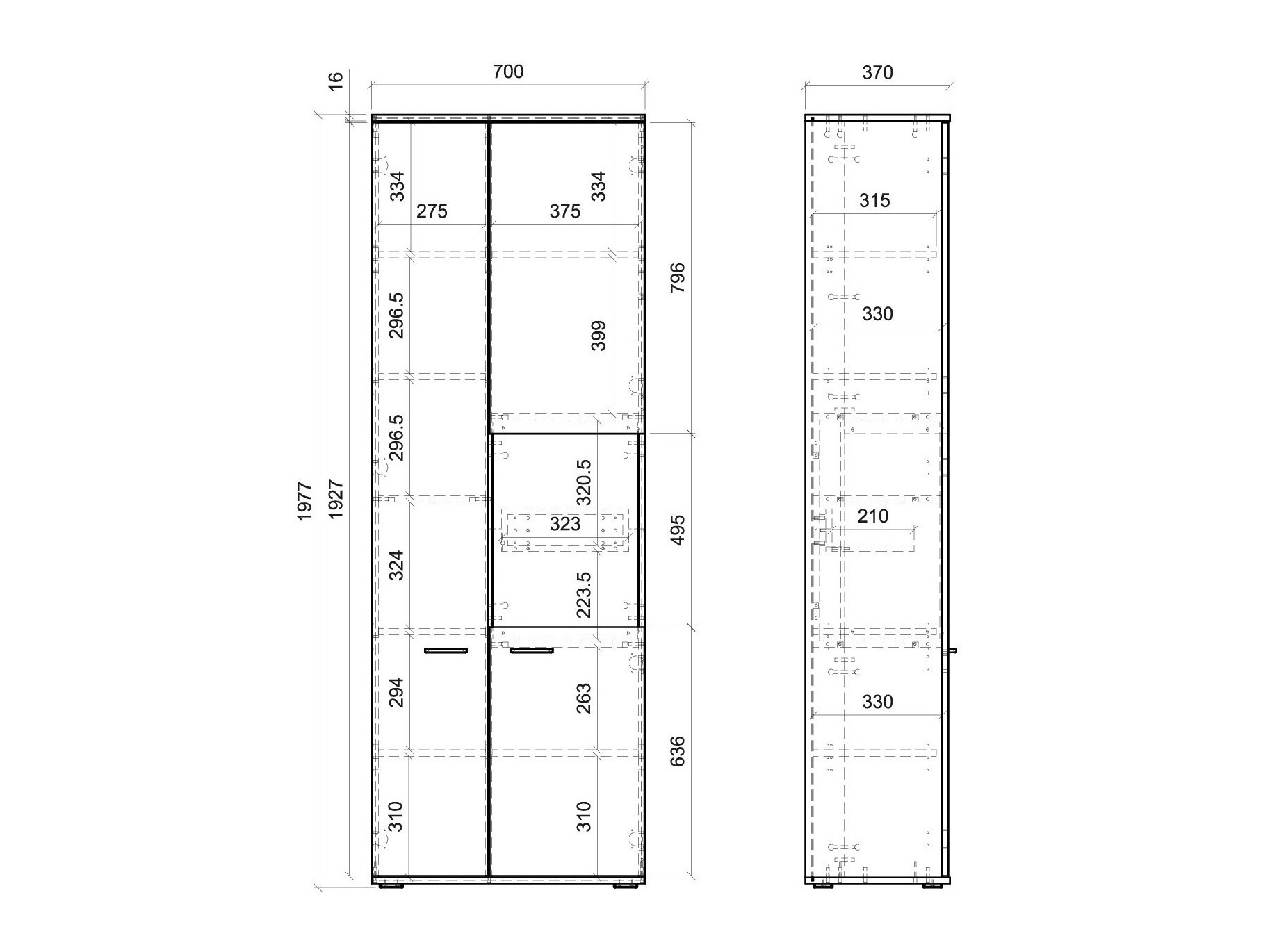Bookcase Salsalo 105