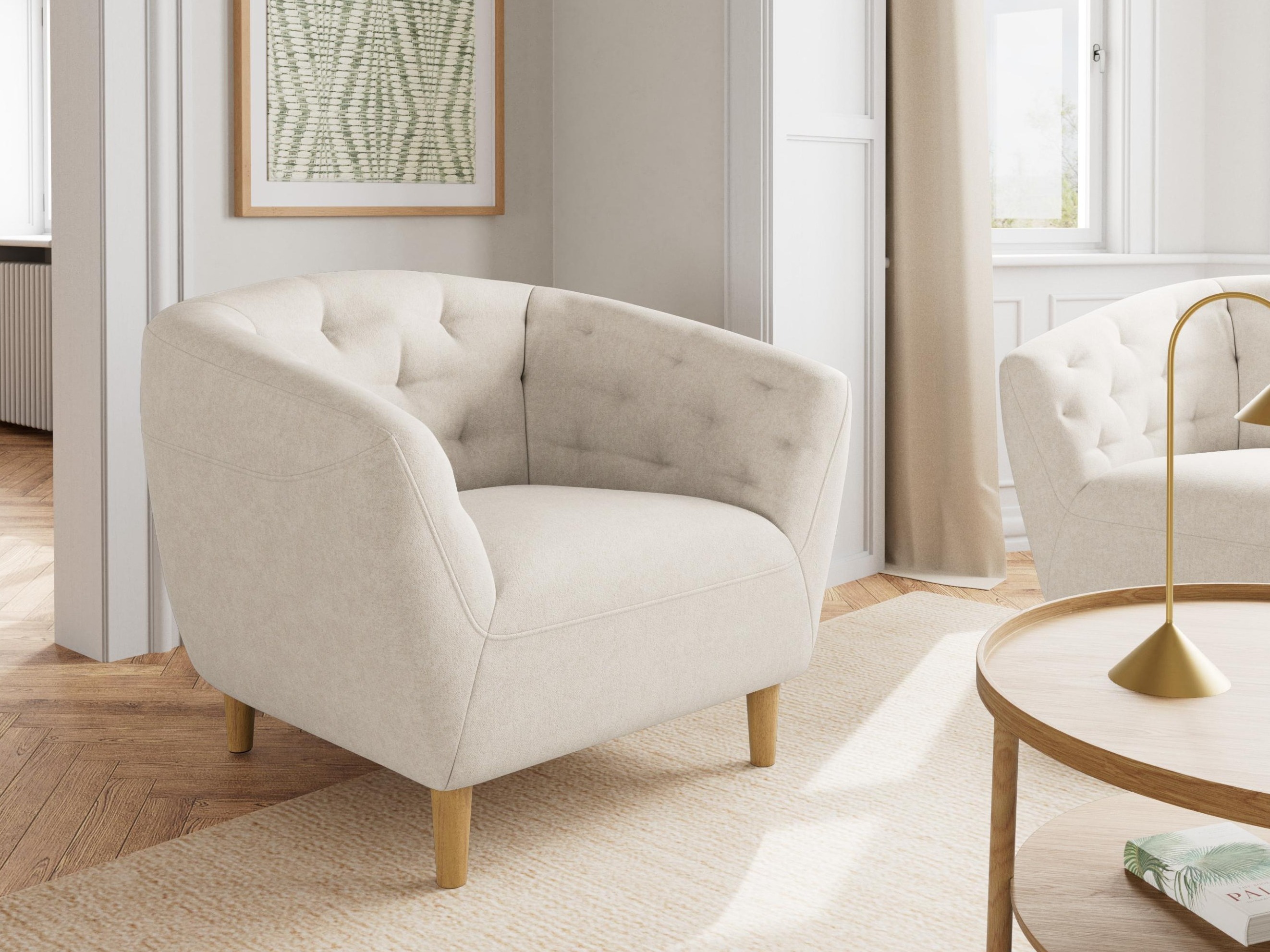 Chesterfield armchair Norsica 1054