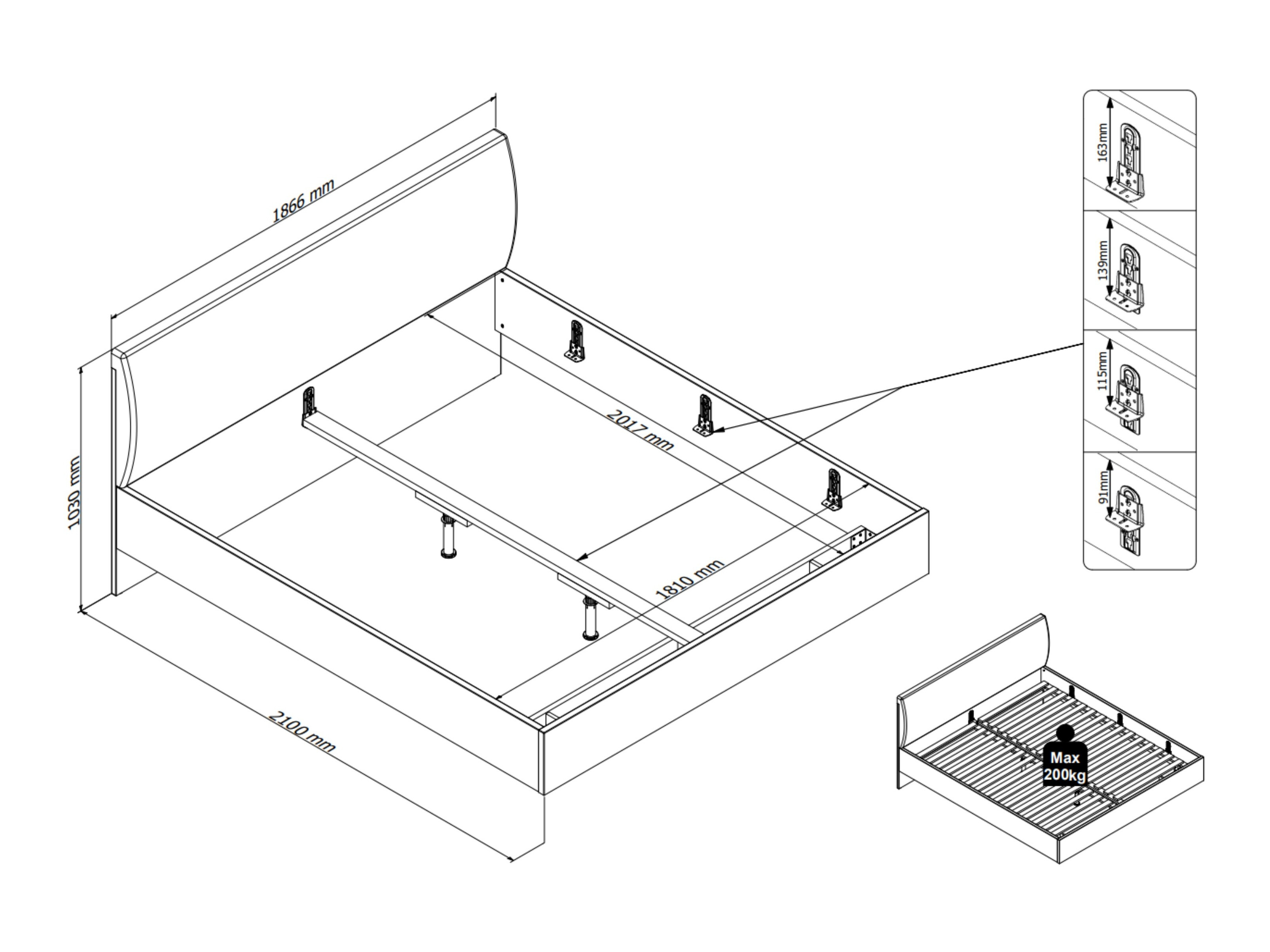 Bed Livcali 102 (Glow 19)