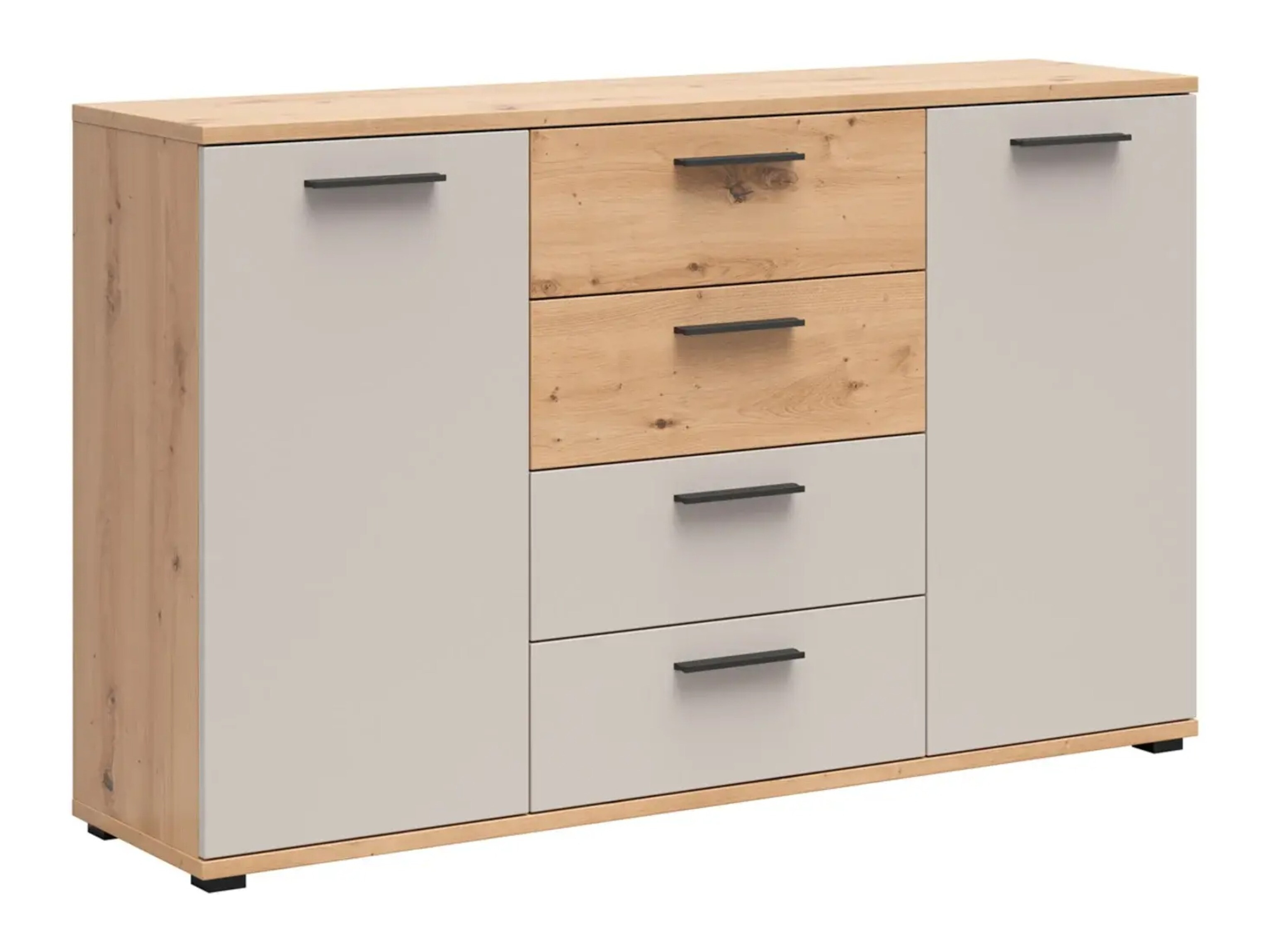 Chest of drawers Livcali 101 (Artisan oak + Cashmere)