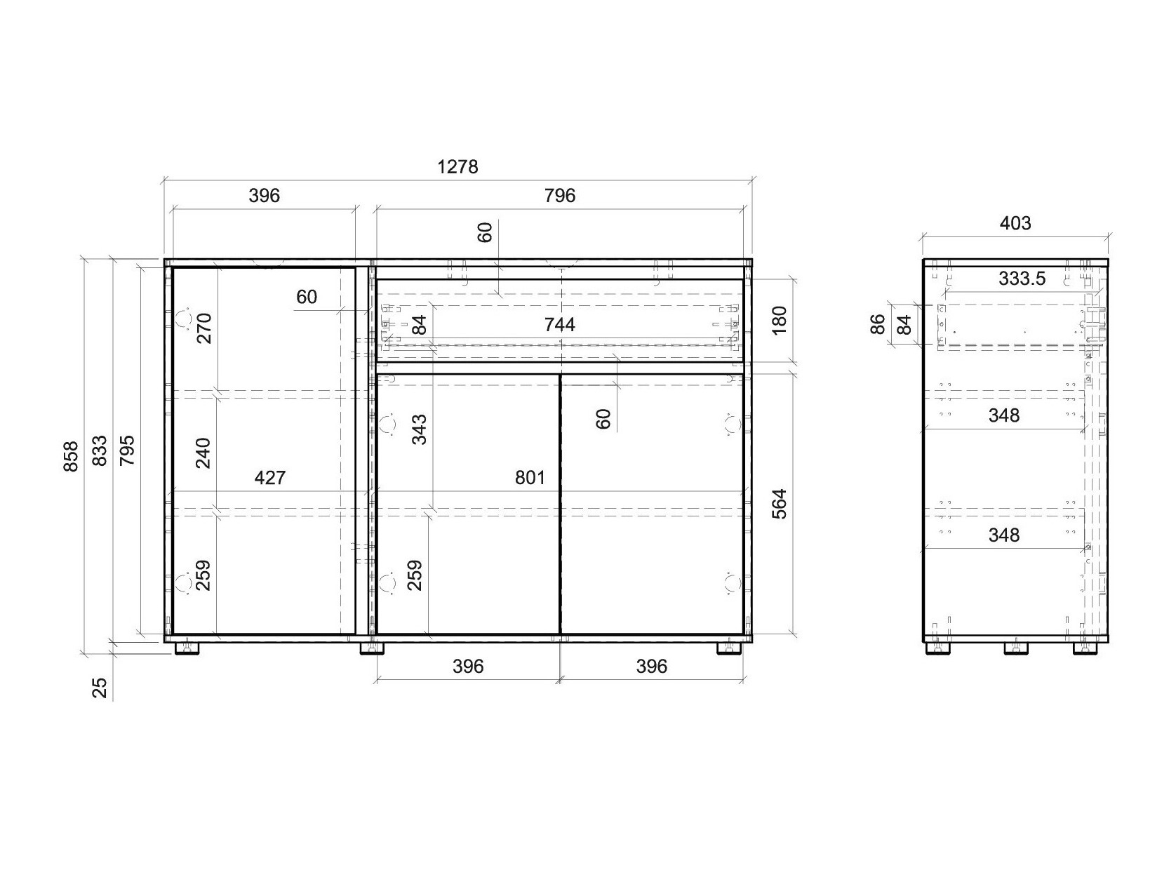 Chest of drawers Ontario 227