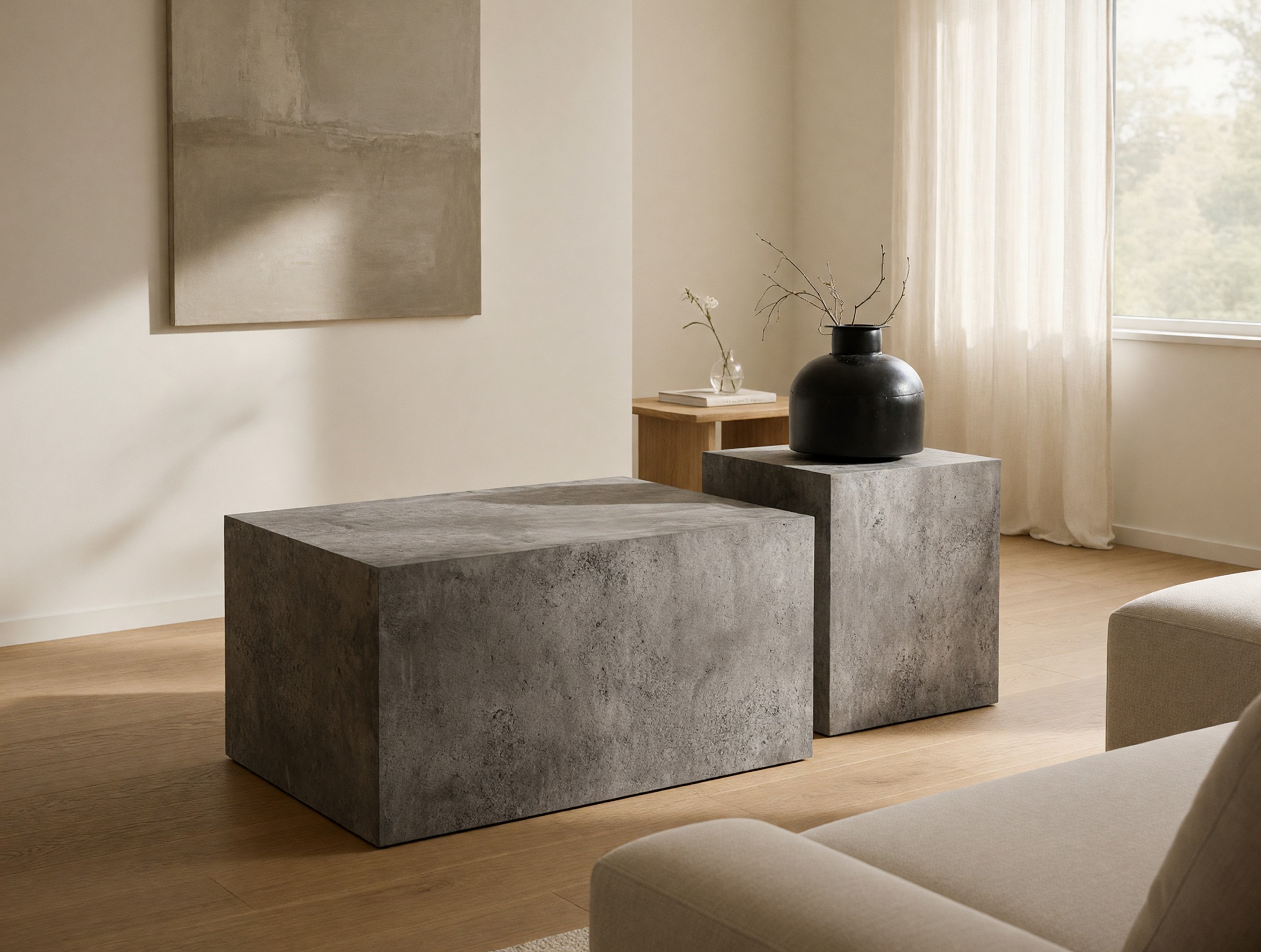 Nest of coffee tables Dallas 4539 (Grey)