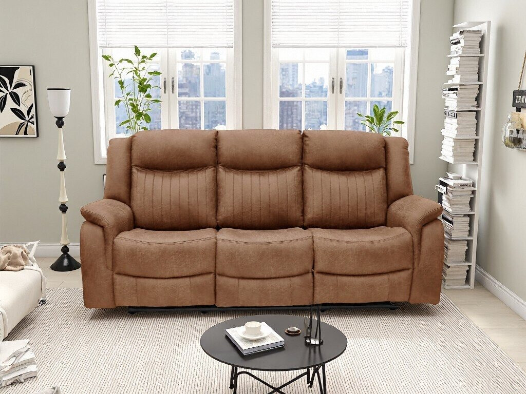 Sofa recliner Odelori 102 (Brown)
