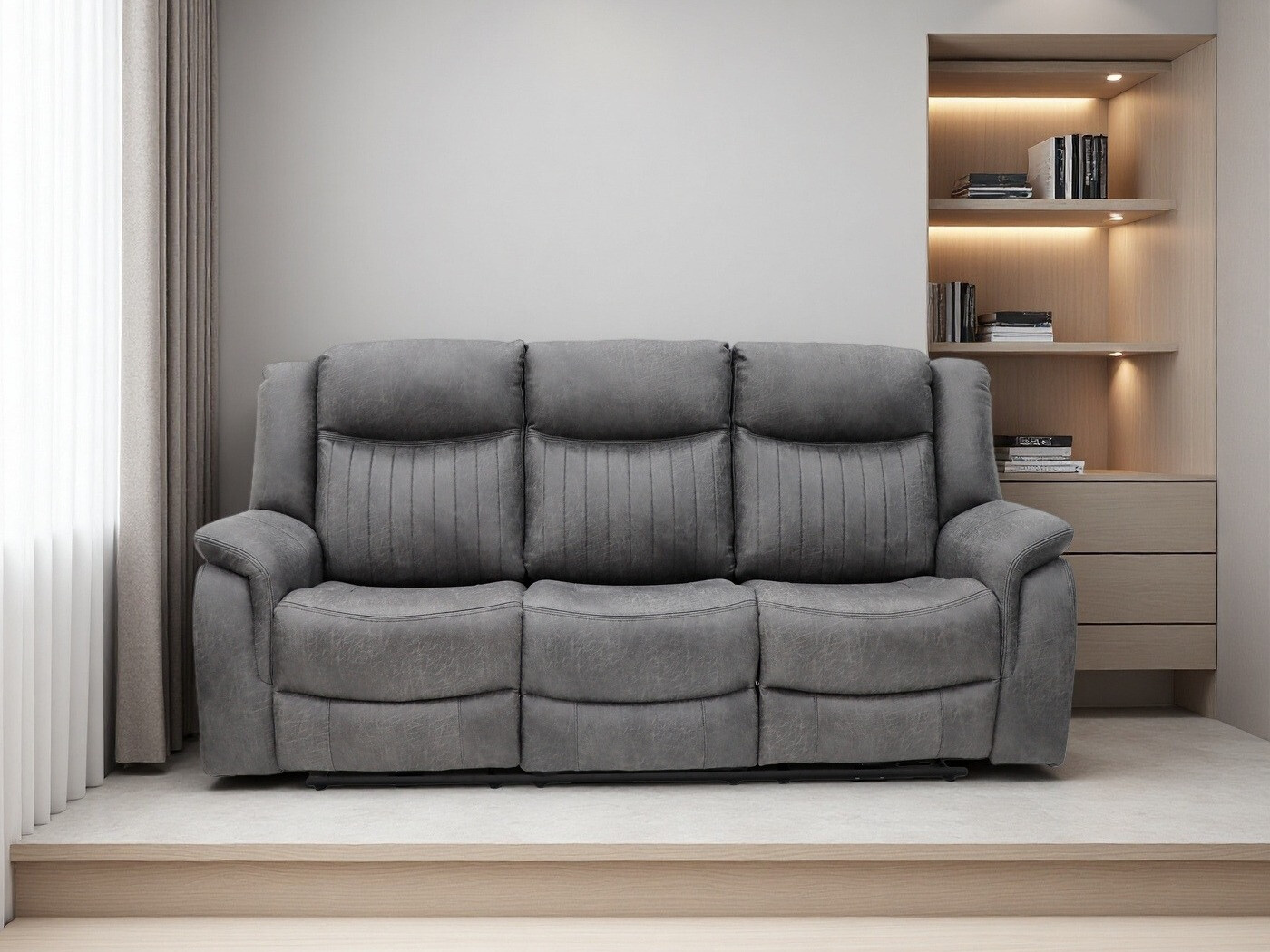 Sofa recliner Odelori 102 (Grey)