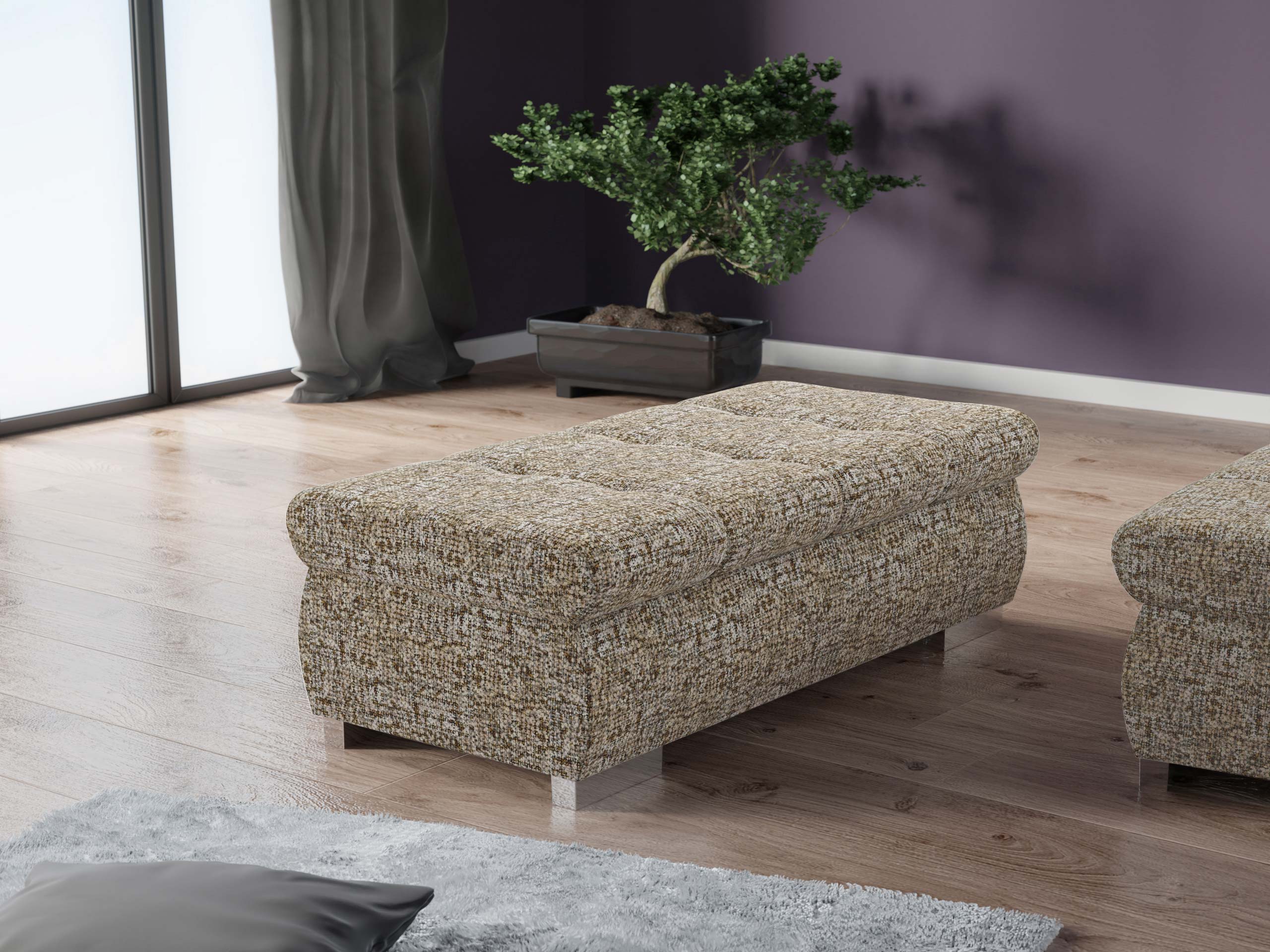 Upholstered bench Comfivo Nitor I (Bella 10)