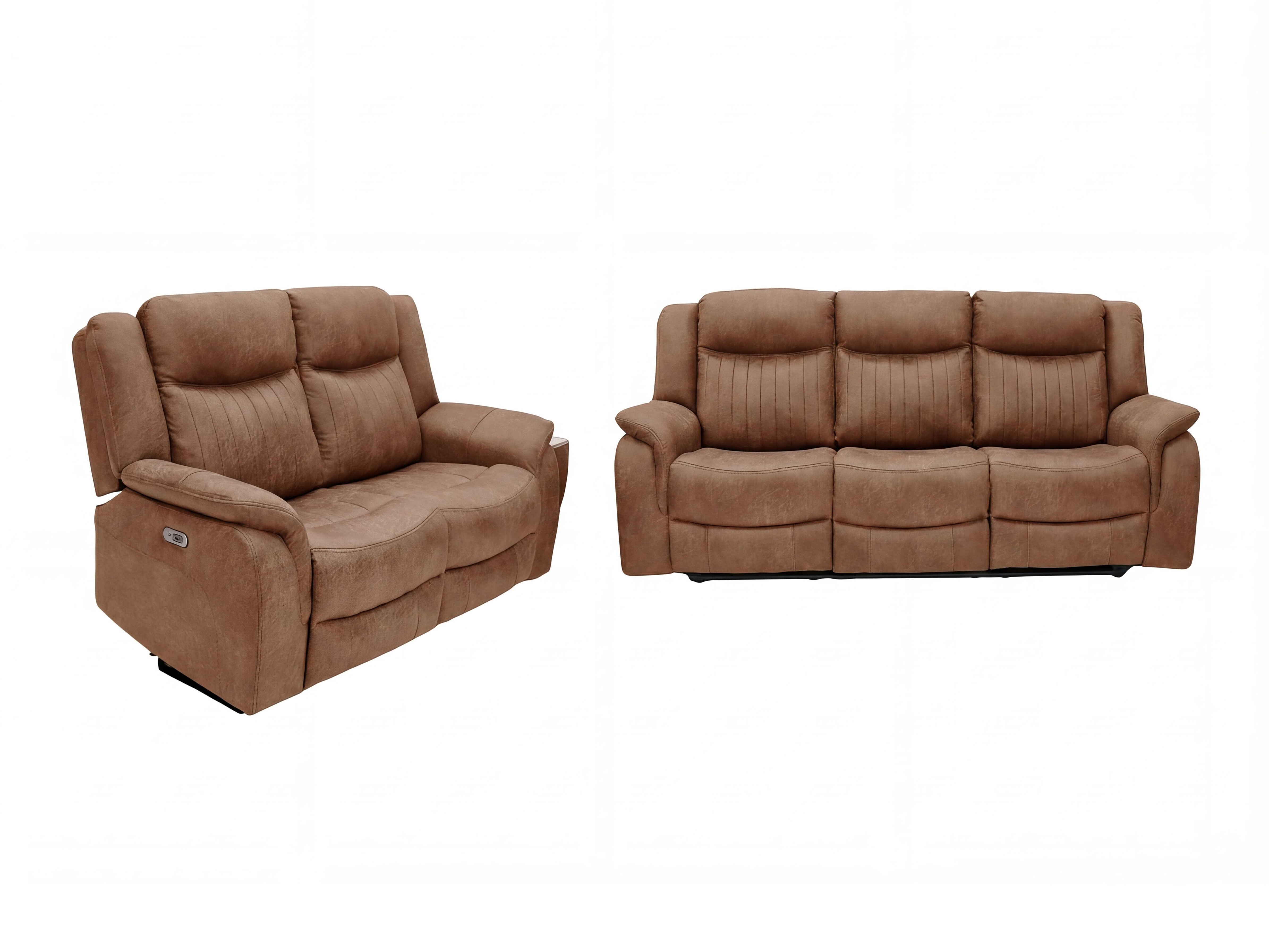 Upholstered furniture set Odelori 104 (Brown)