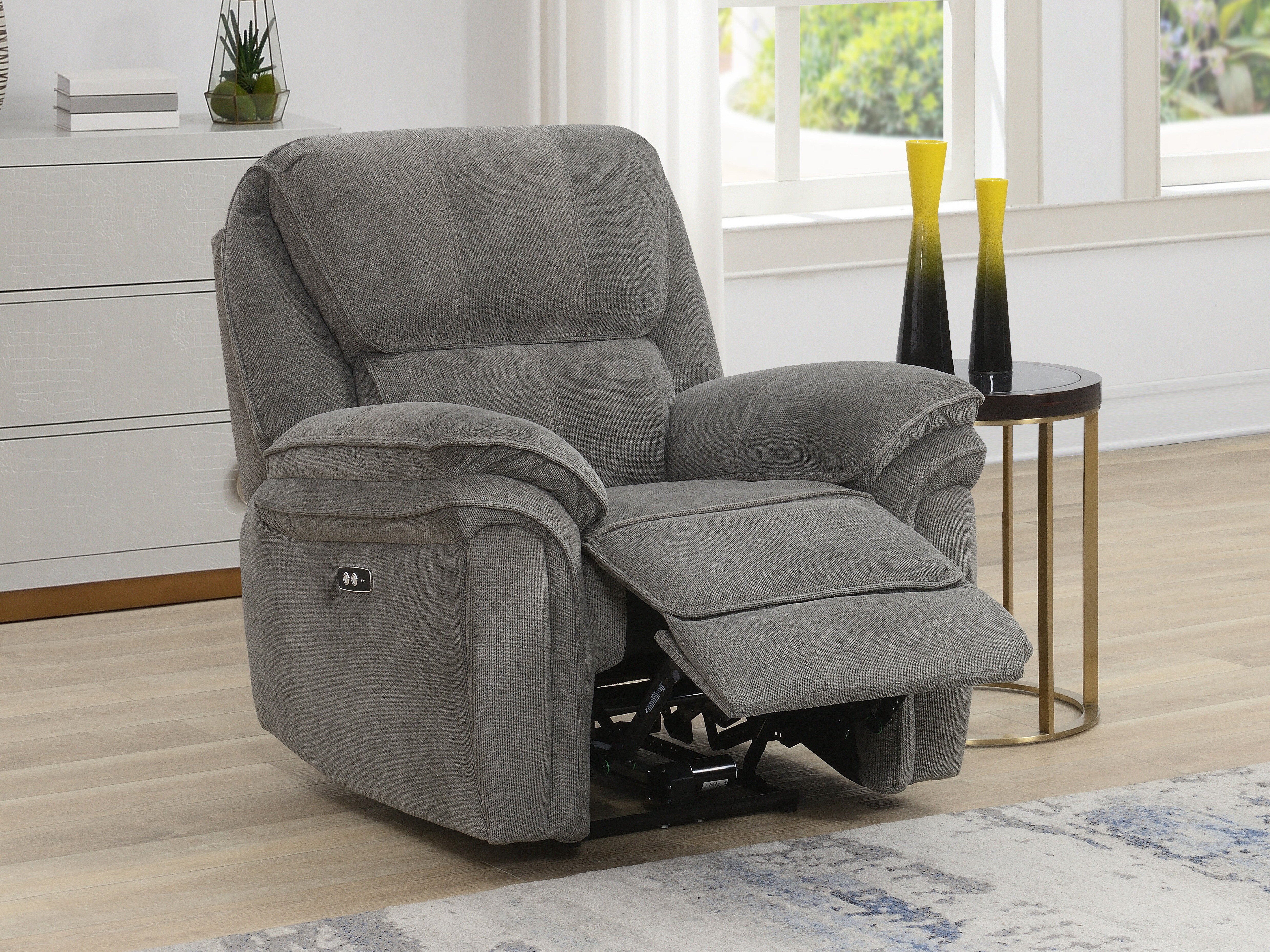 Armchair recliner Orlevae 100 (Dark grey)