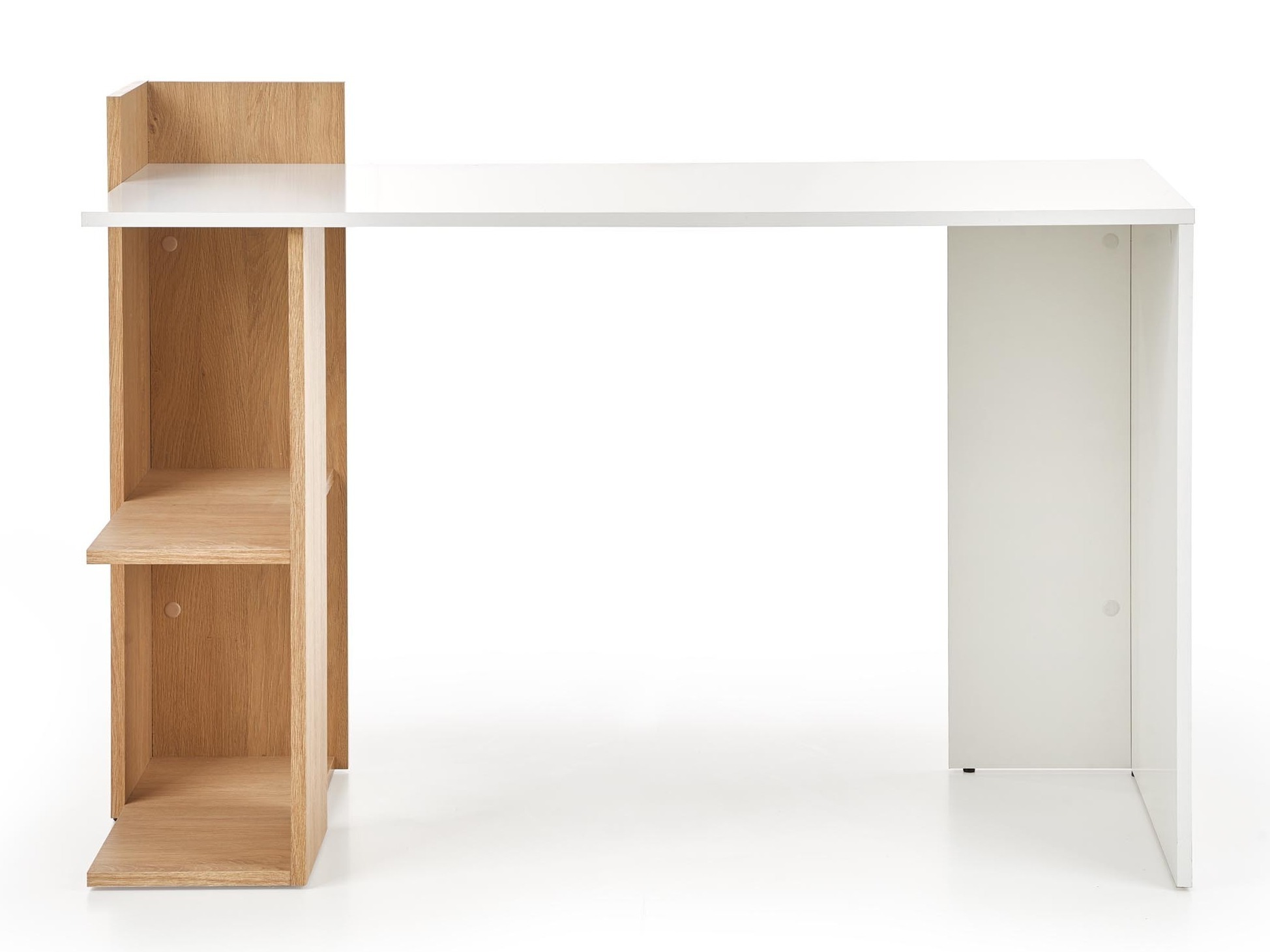 Desk Houston 825 (White + Golden oak)