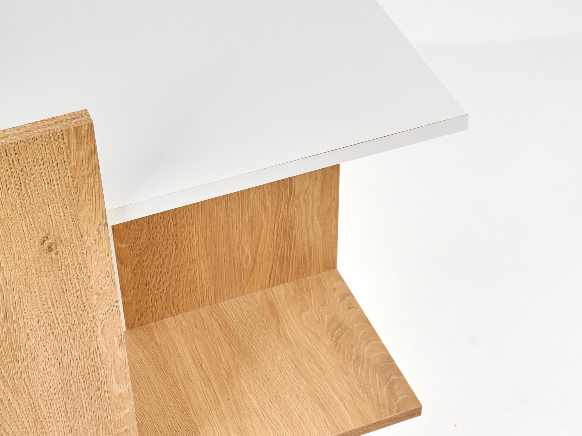 Desk Houston 825 (White + Golden oak)