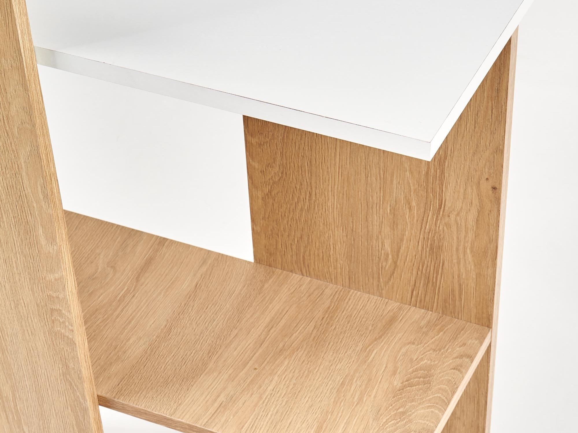 Desk Houston 825 (White + Golden oak)