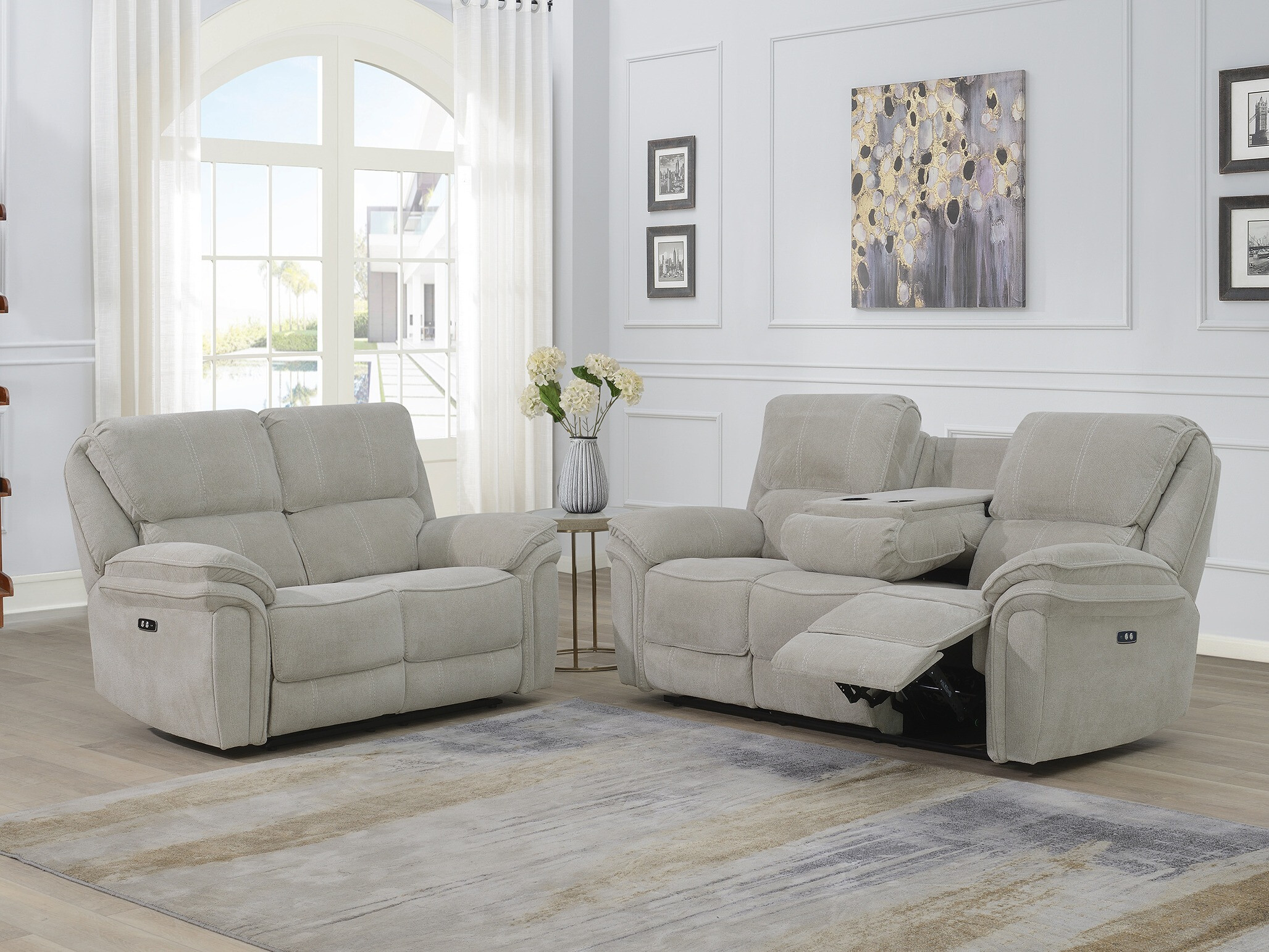 Sofa recliner Orlevae 101 (Beige)