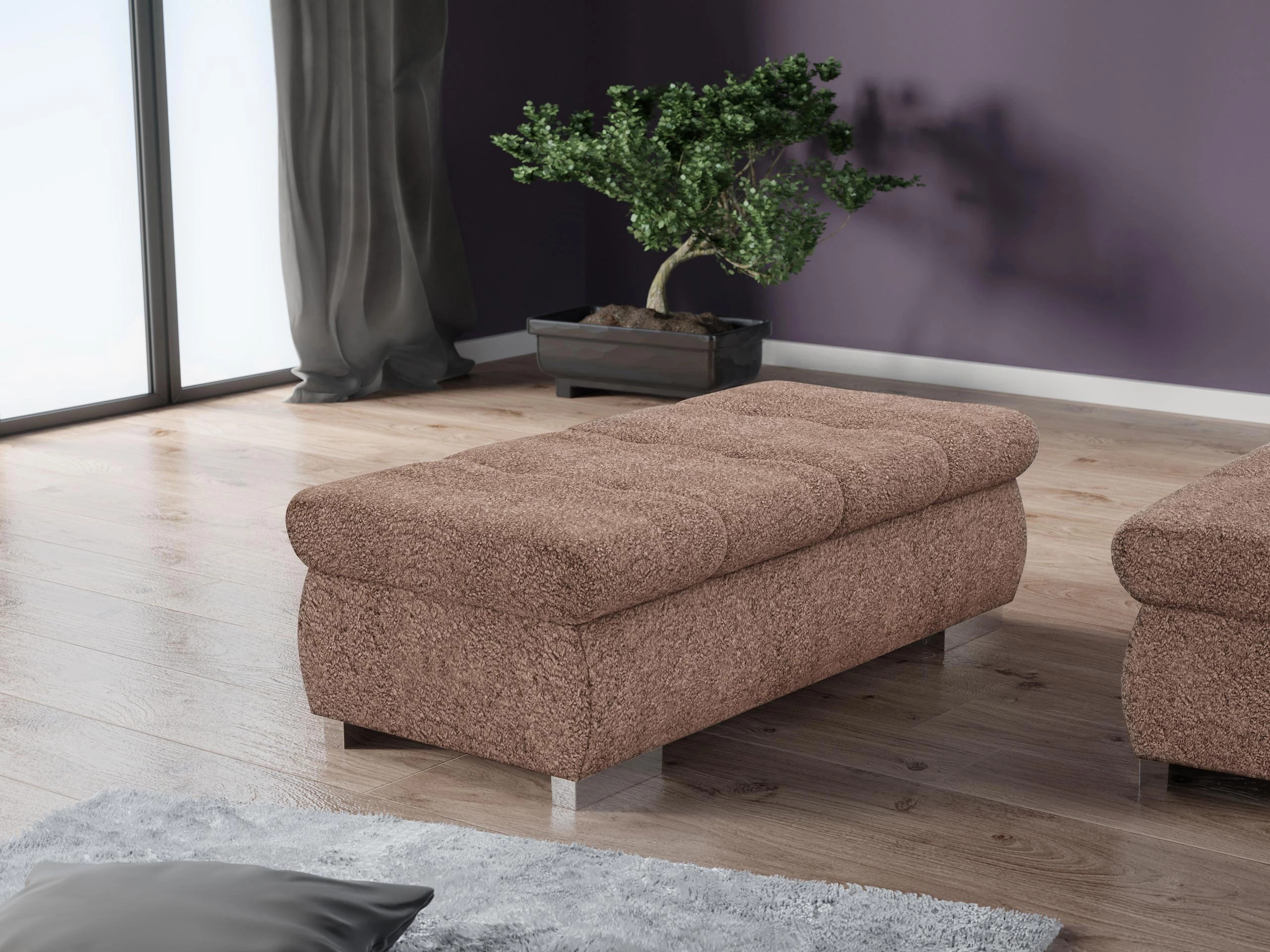 Upholstered bench Comfivo Nitor I (Coral 45)