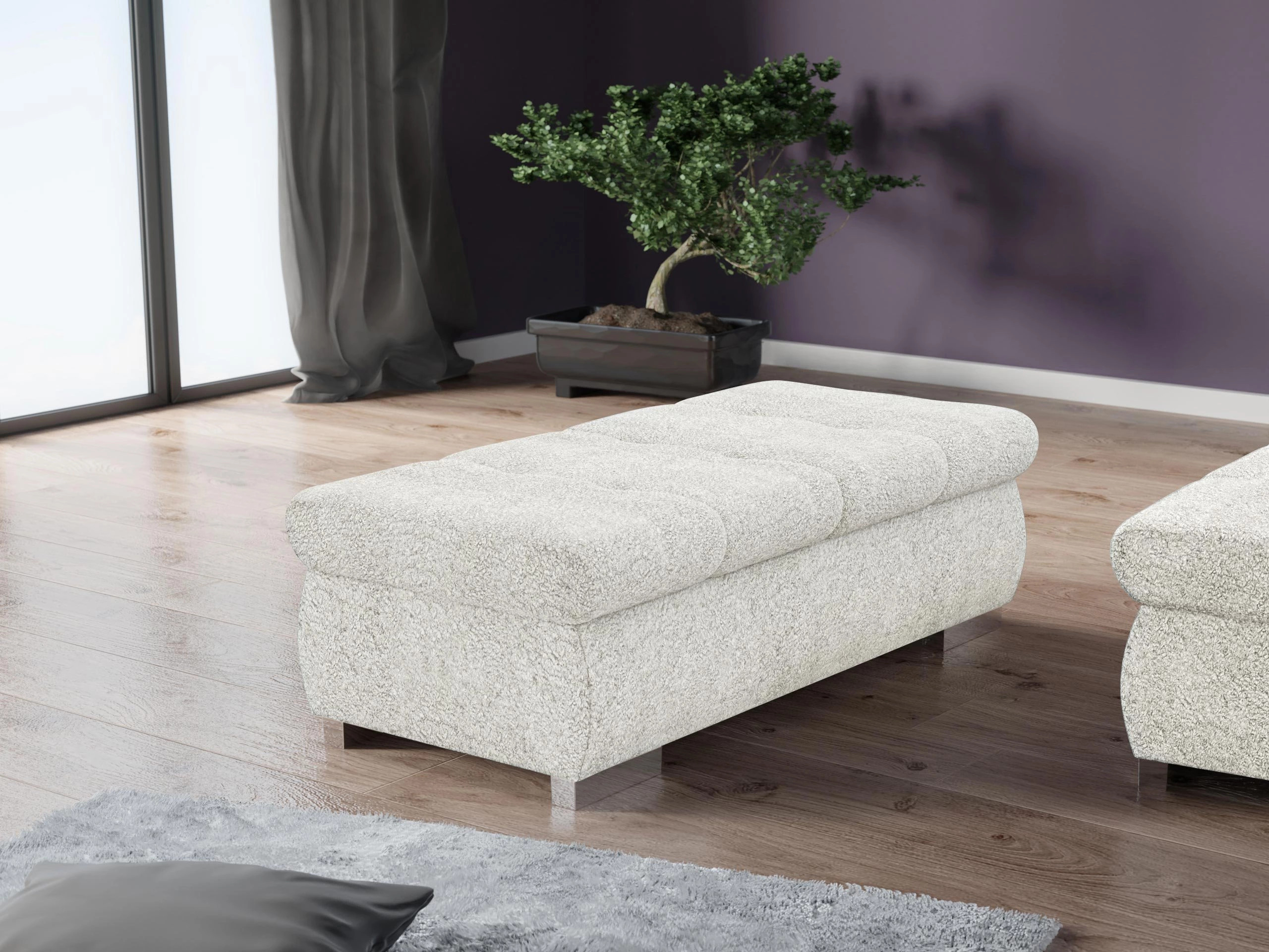 Upholstered bench Comfivo Nitor I (Coral 70)