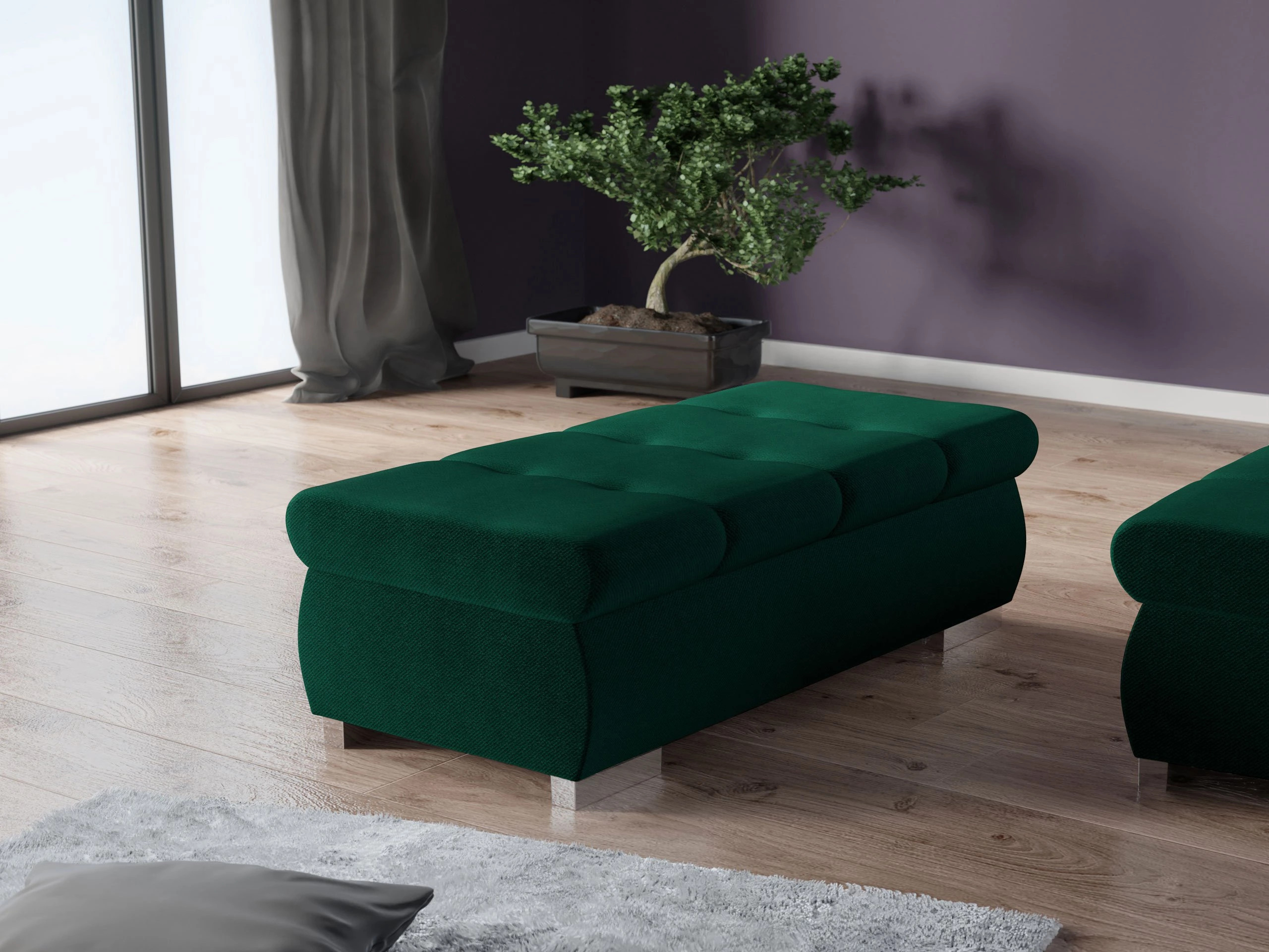 Upholstered bench Comfivo Nitor I (Kronos 19)