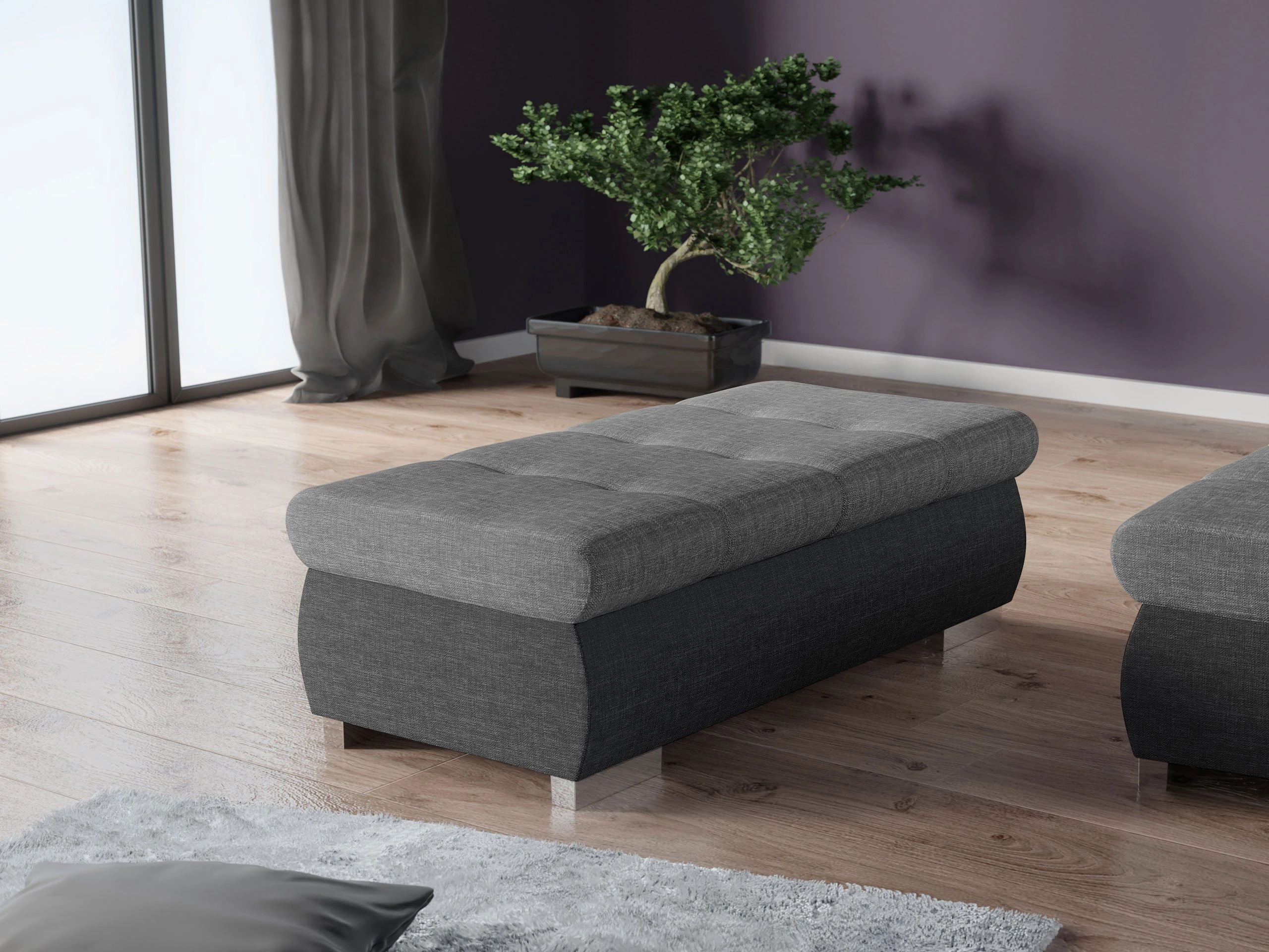 Upholstered bench Comfivo Nitor I (Lux 06 + Lux 05)
