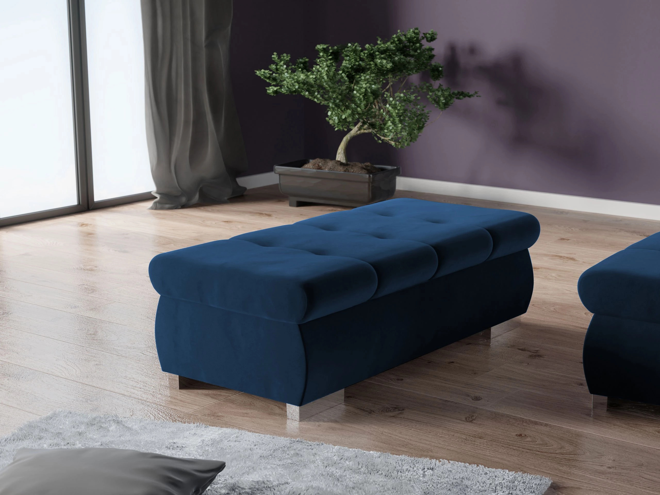 Upholstered bench Comfivo Nitor I (Magic Velvet 2216)