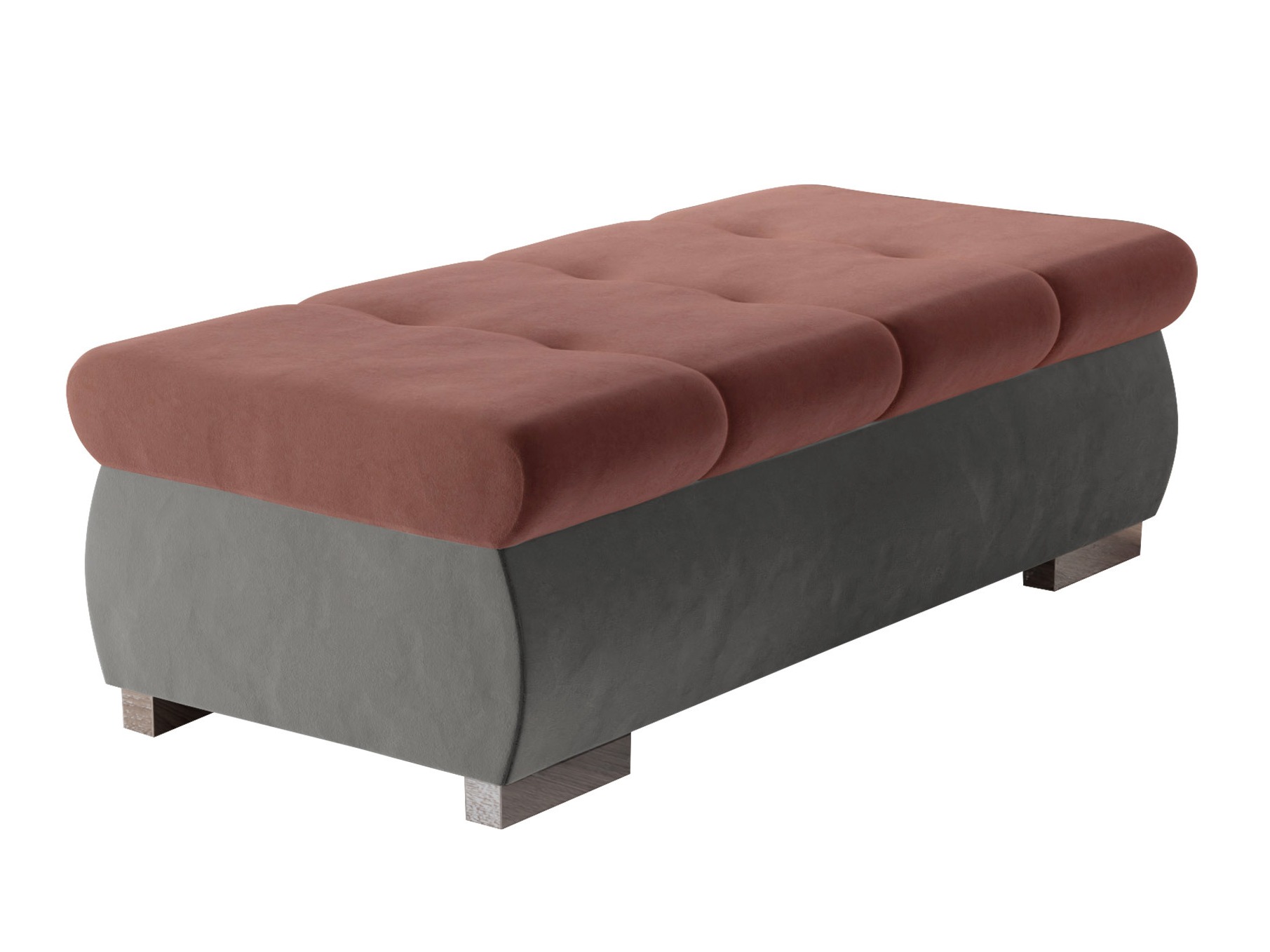 Upholstered bench Comfivo Nitor I (Magic Velvet 2217 + Magic Velvet 2258)