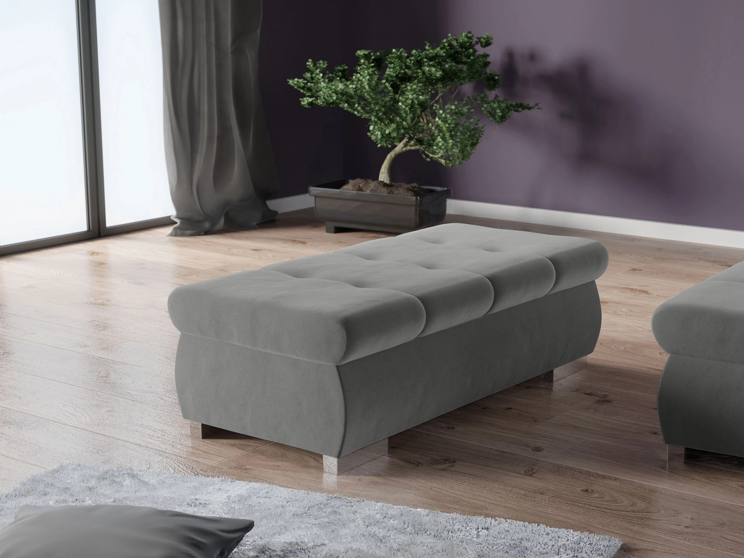 Upholstered bench Comfivo Nitor I (Magic Velvet 2217)