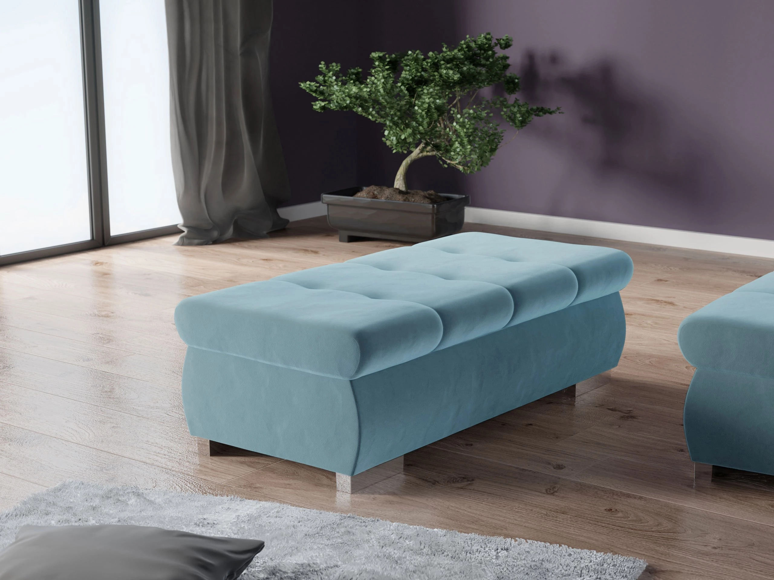 Upholstered bench Comfivo Nitor I (Magic Velvet 2260)