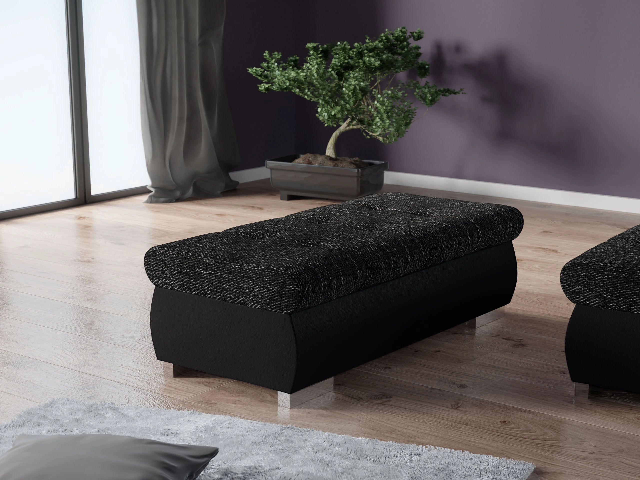 Upholstered bench Comfivo Nitor I (Soft 011 + Lawa 06)
