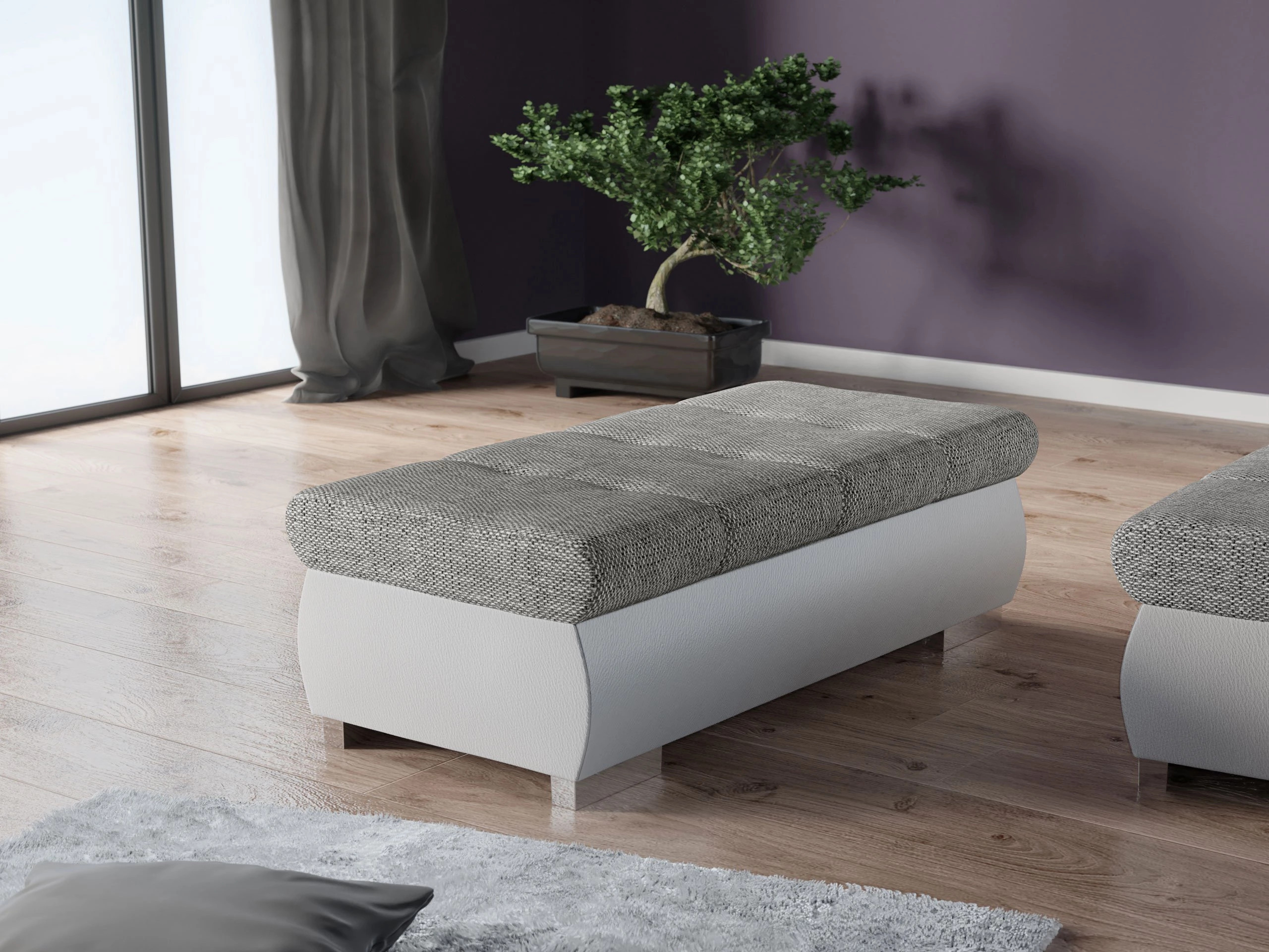 Upholstered bench Comfivo Nitor I (Soft 017 + Lawa 05)