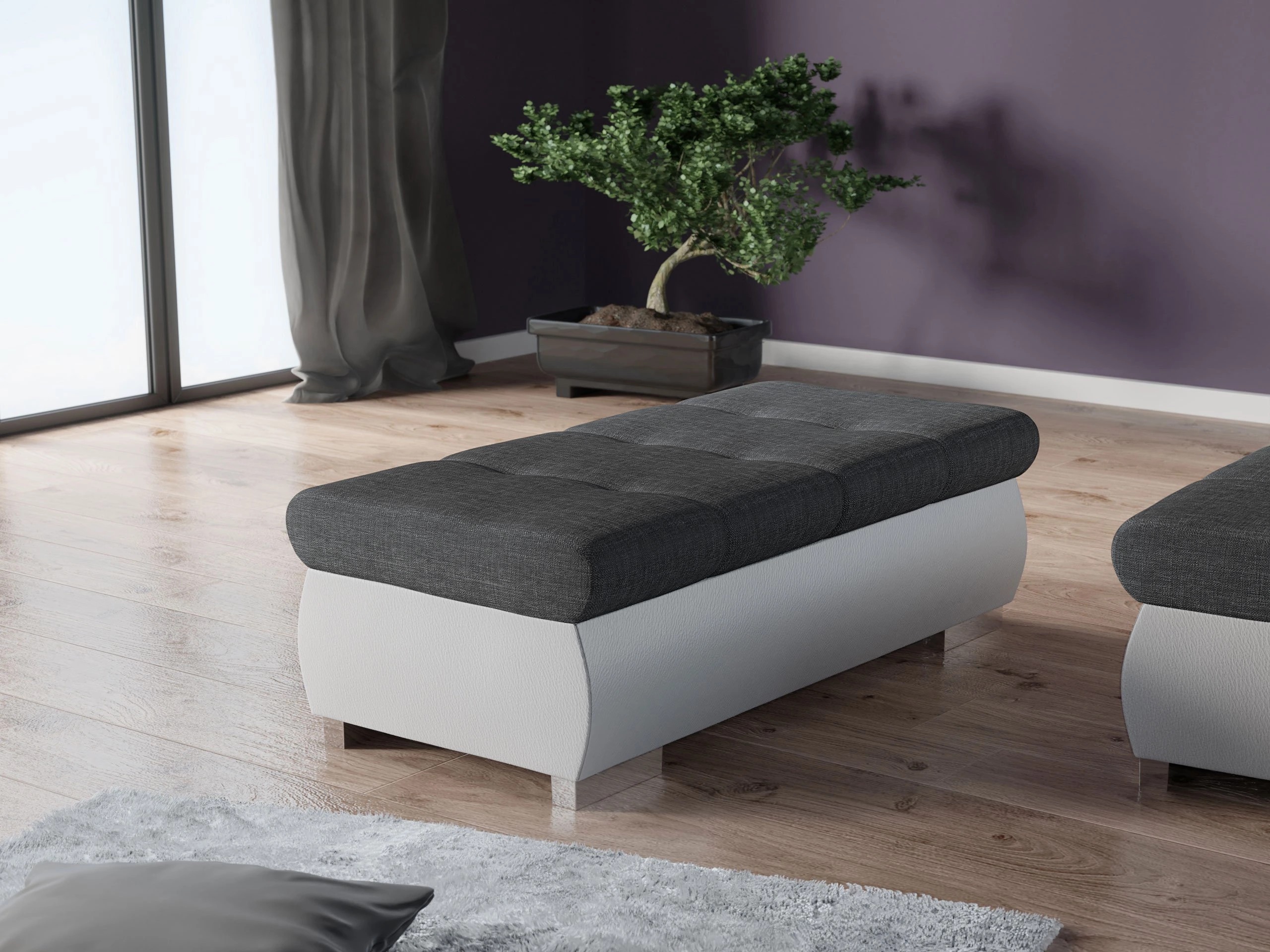 Upholstered bench Comfivo Nitor I (Soft 017 + Lux 06)
