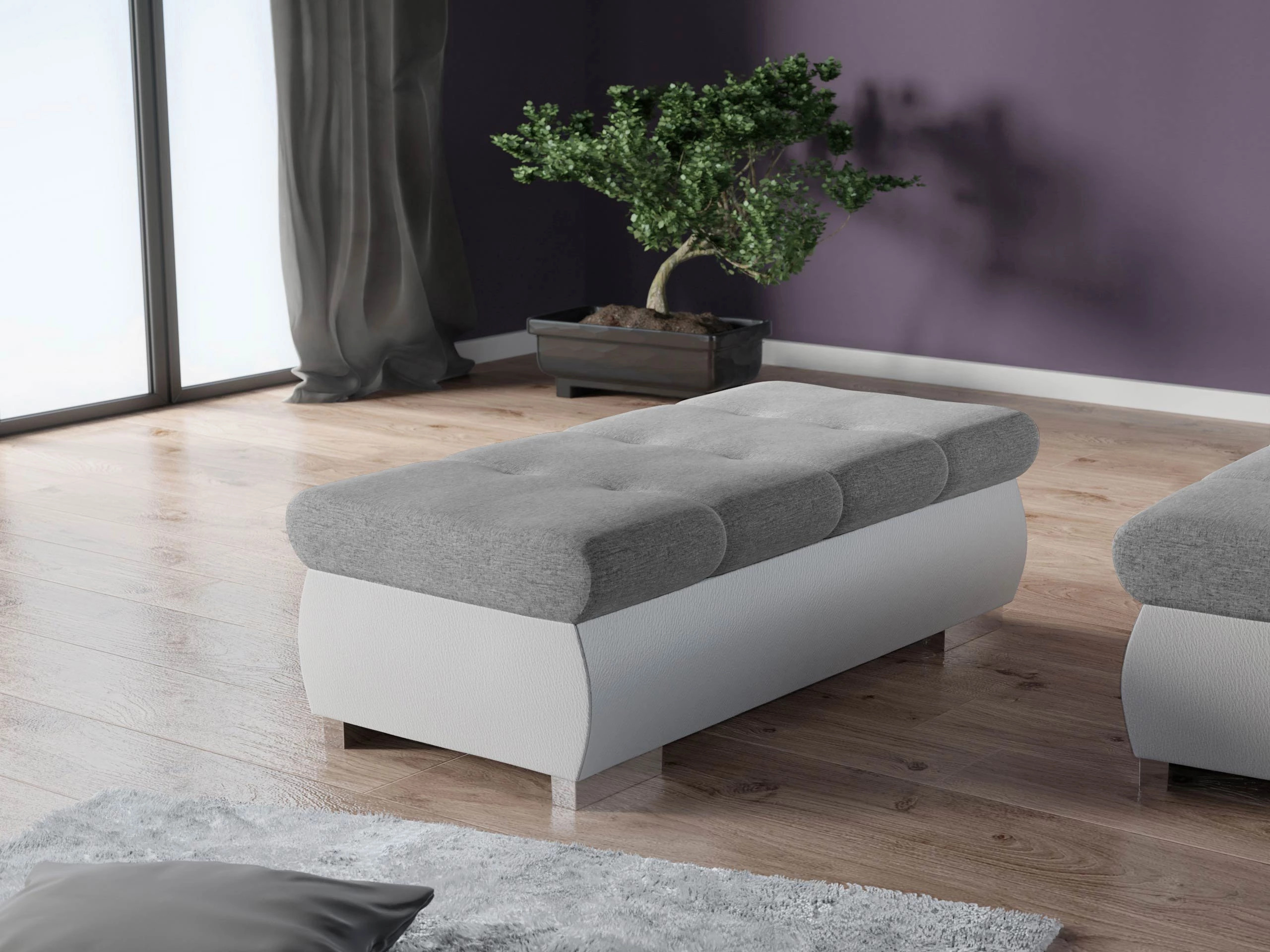 Upholstered bench Comfivo Nitor I (Soft 017 + Soul 17)