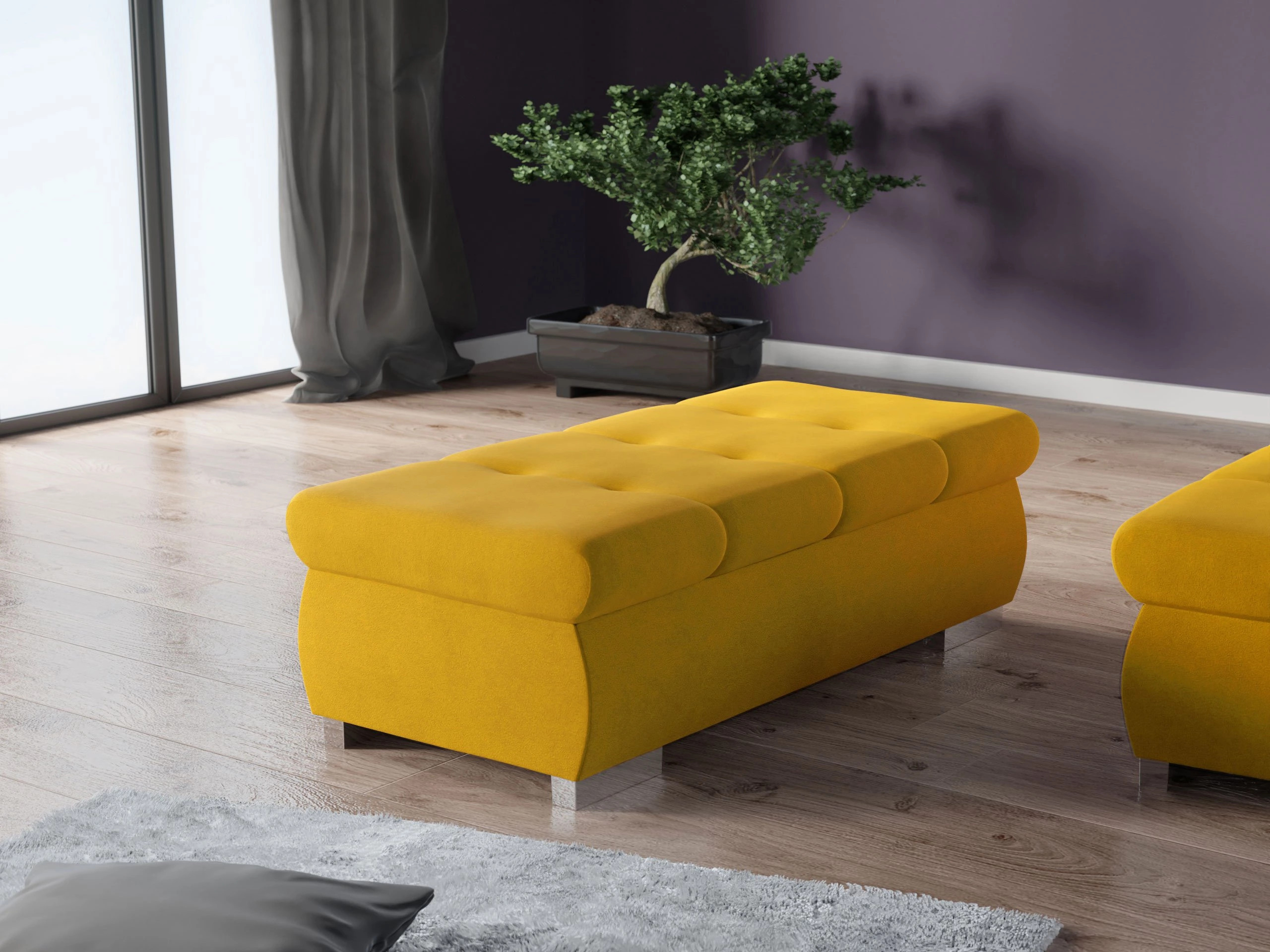 Upholstered bench Comfivo Nitor I (Uttario Velvet 2959)