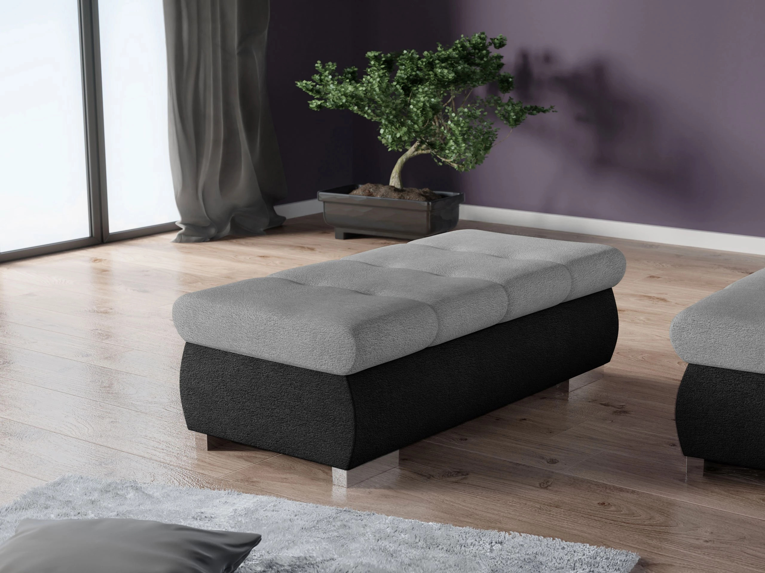 Upholstered bench Comfivo Nitor I (Velo 637 + Velo 633)