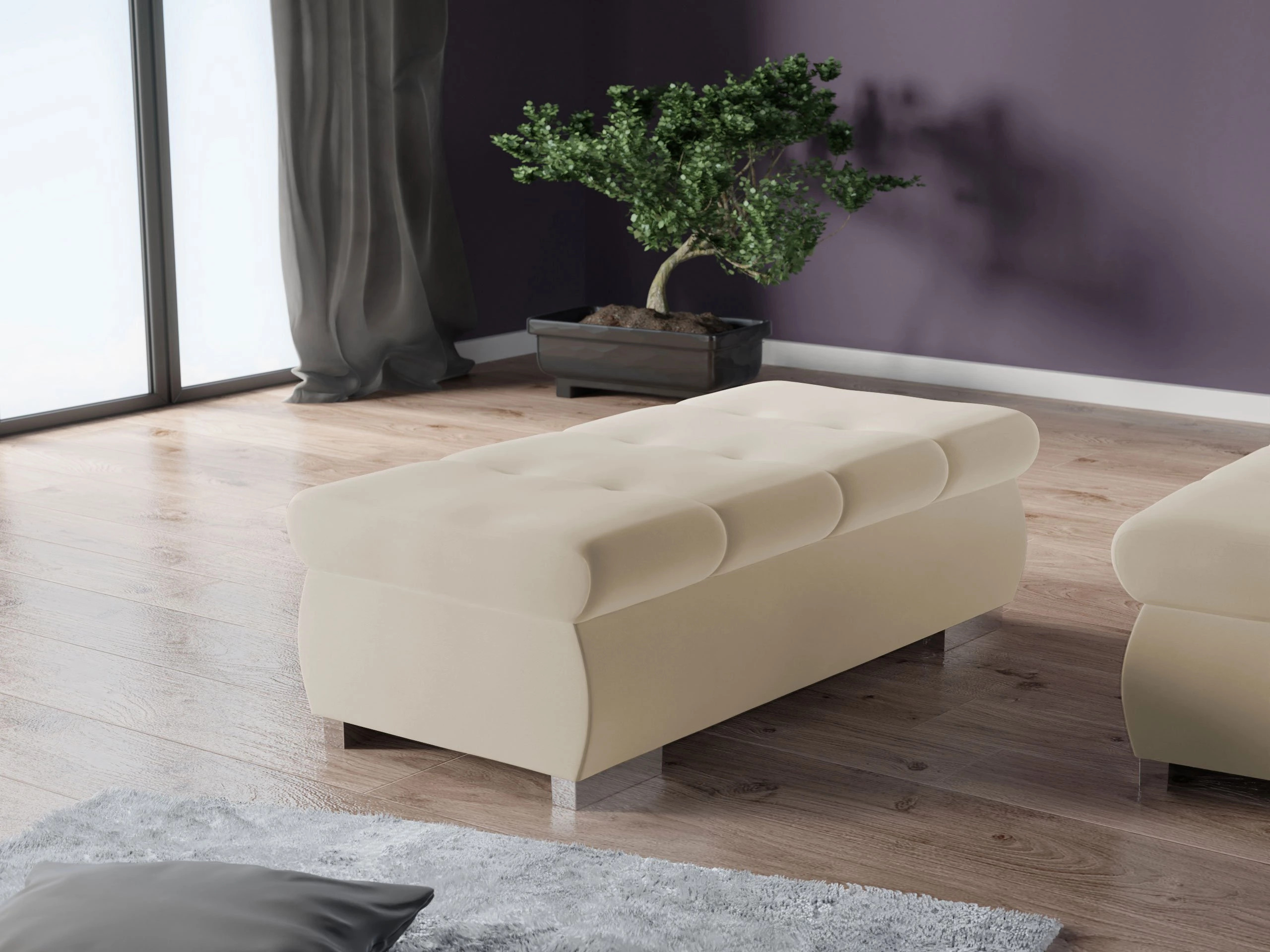 Upholstered bench Comfivo Nitor I (Venus Velvet 2927)