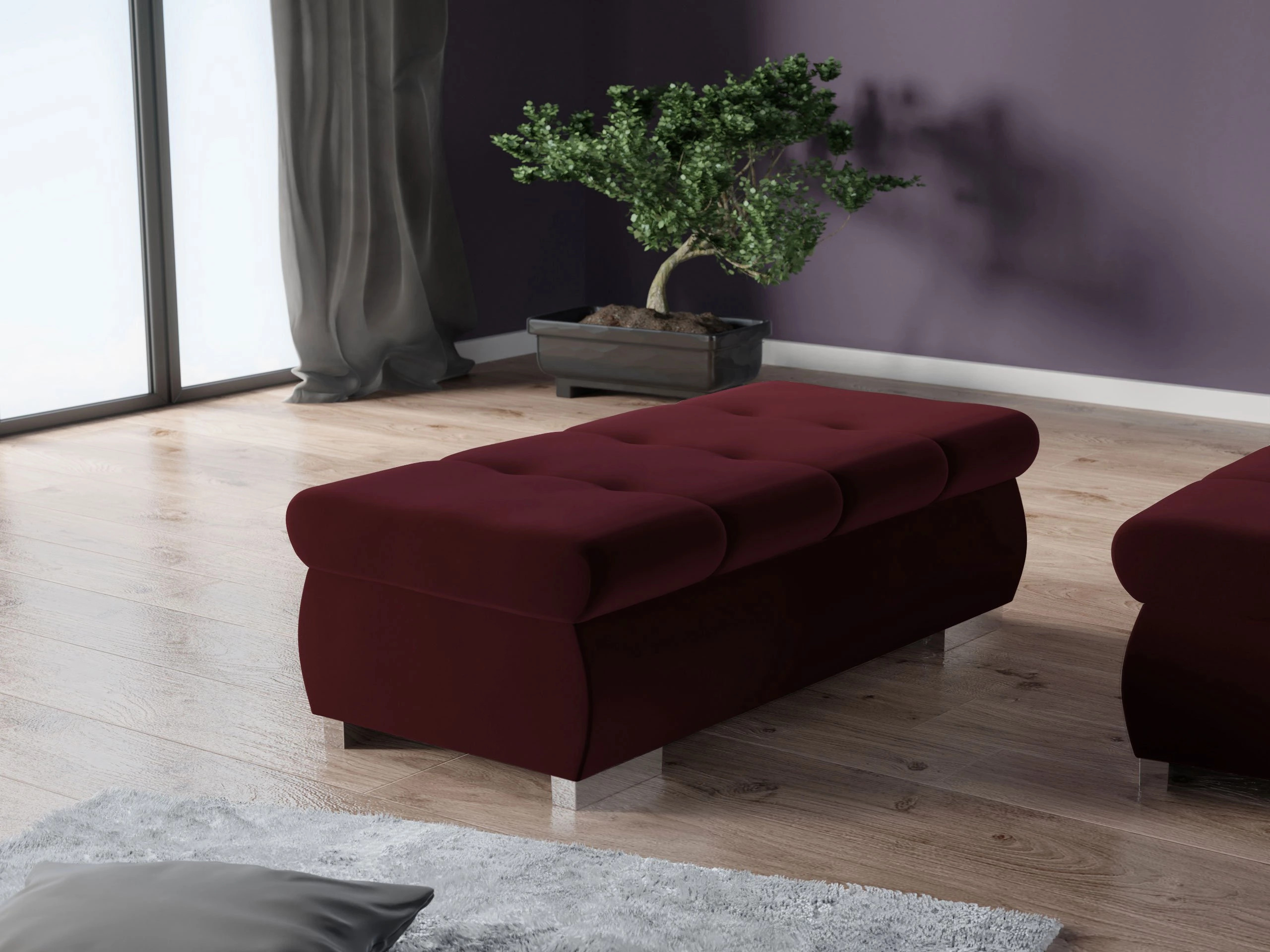 Upholstered bench Comfivo Nitor I (Venus Velvet 2932)