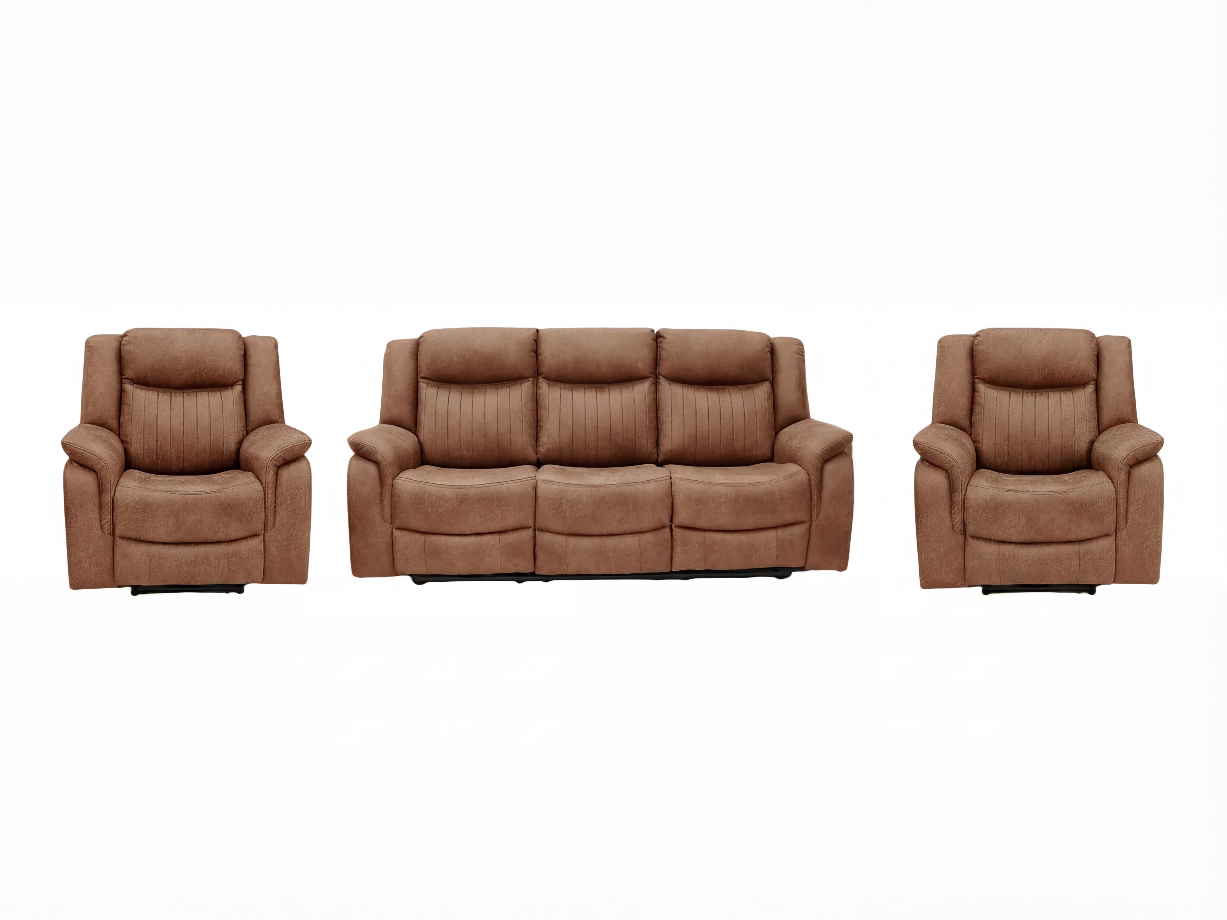 Upholstered furniture set Odelori 103 (Brown)