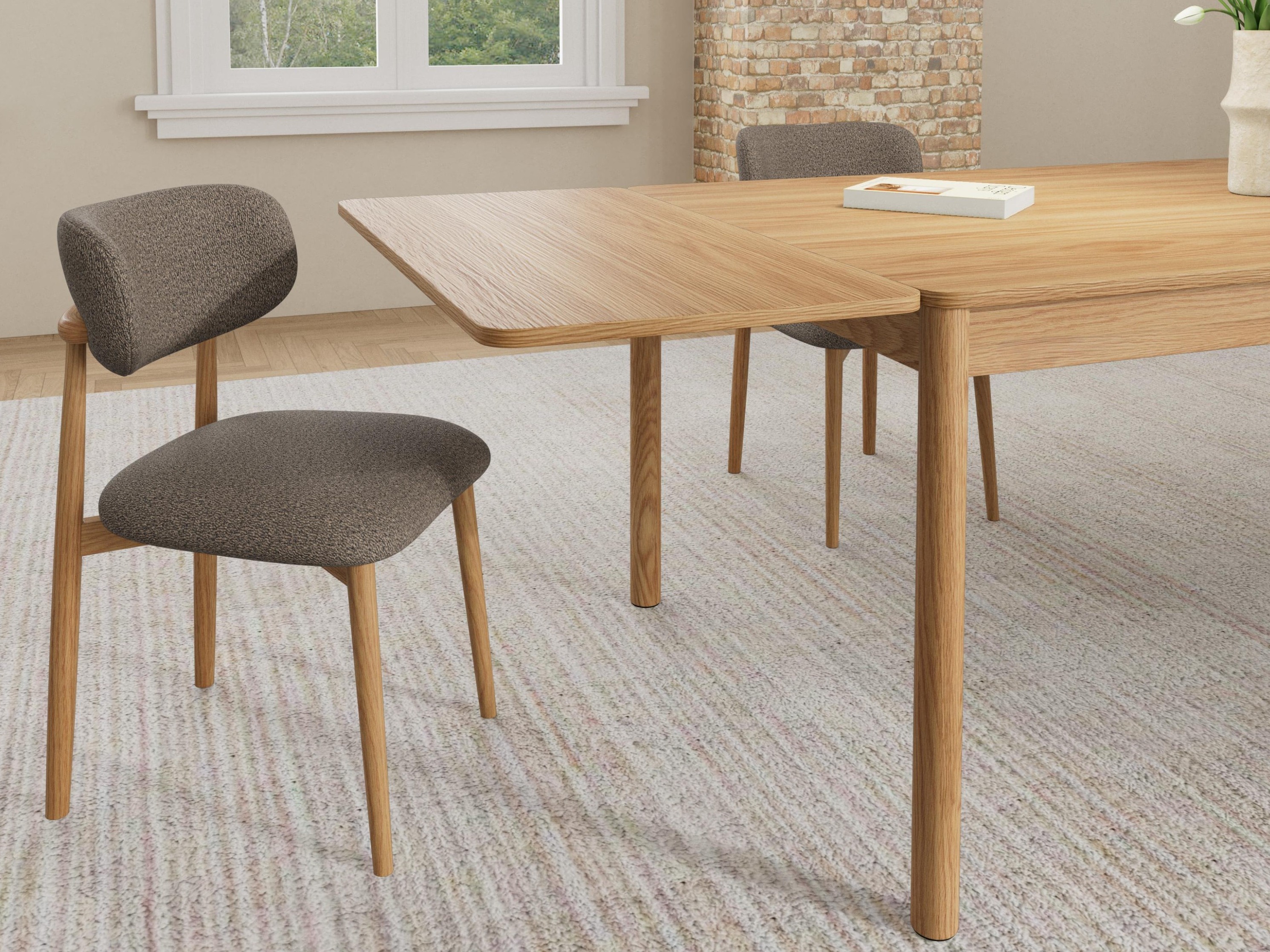 Chair Norsica 1060 (Oak + Taupe)