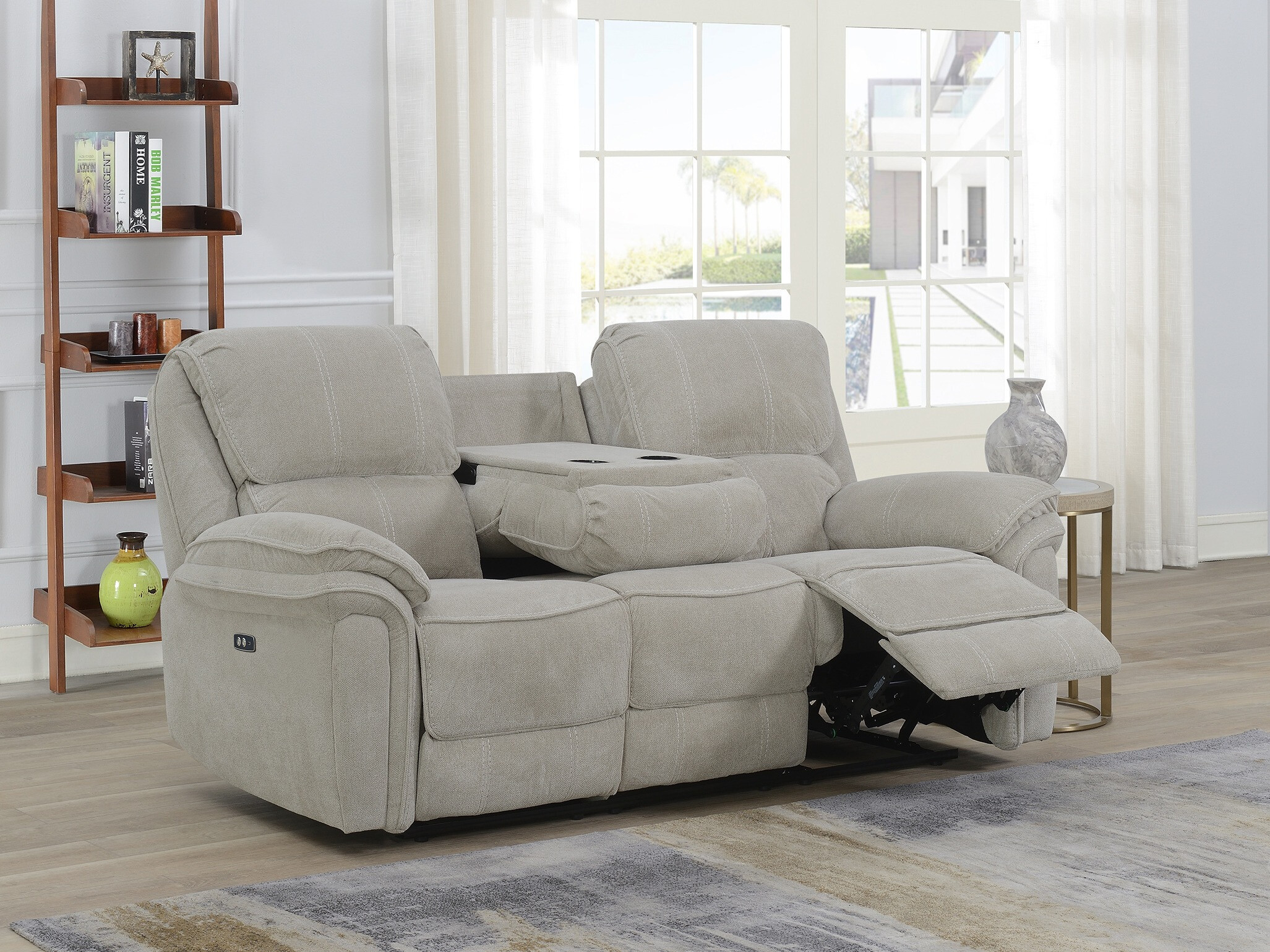 Recliner sofa Orlevae 102 (Beige)