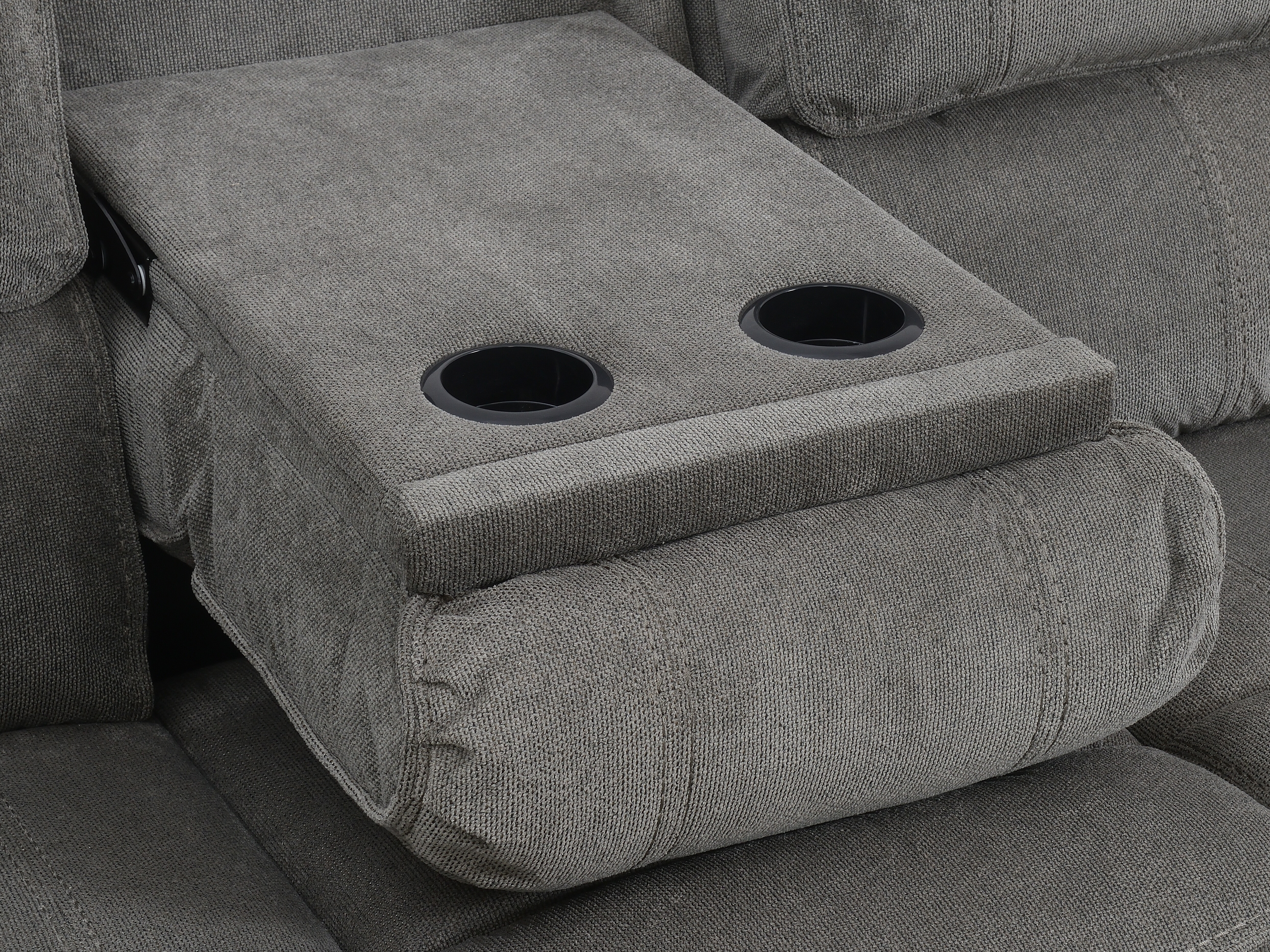 Sofa recliner Orlevae 102 (Dark grey)