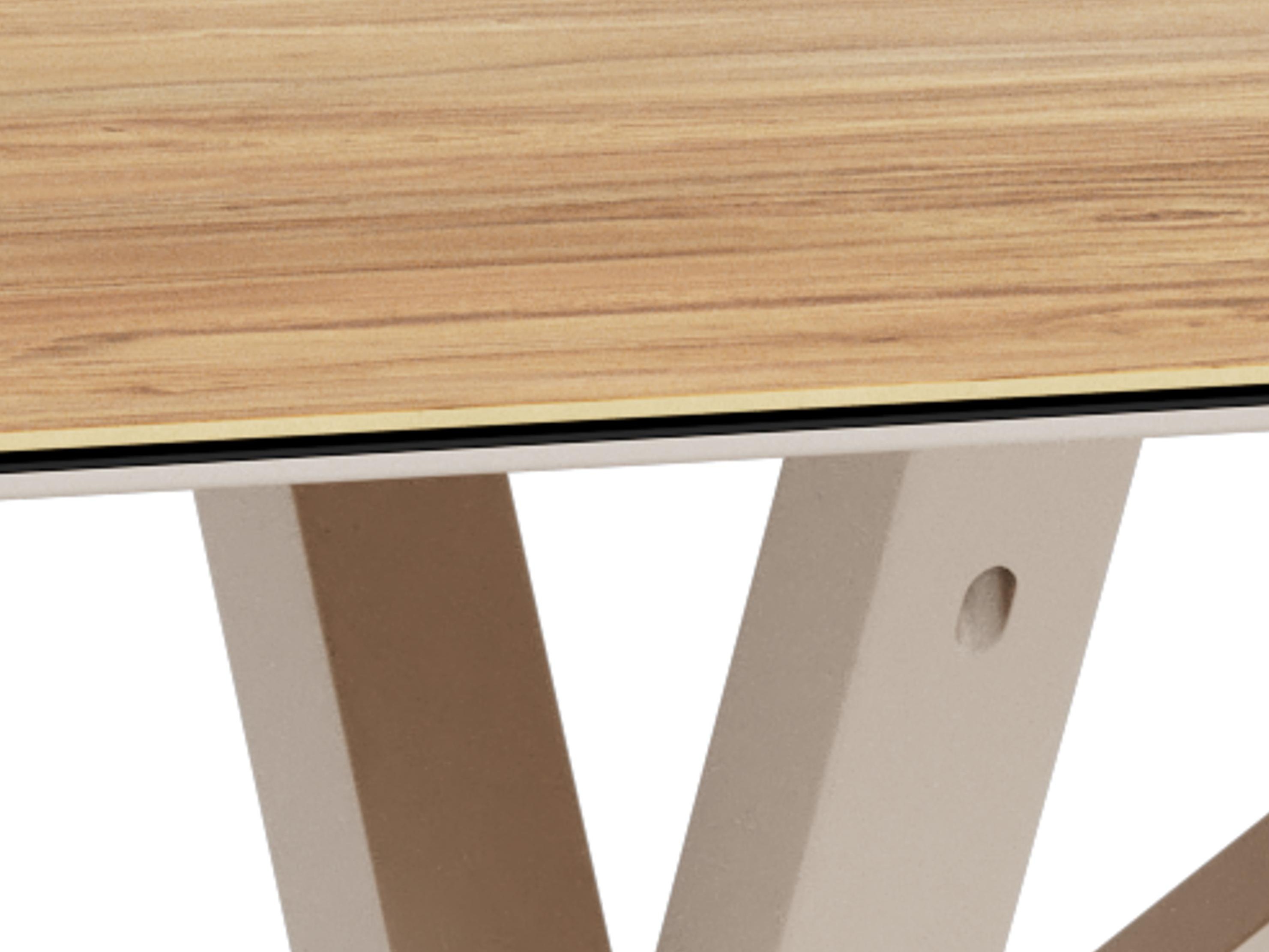 Table Norsica 394 (Wild oak + Grey)