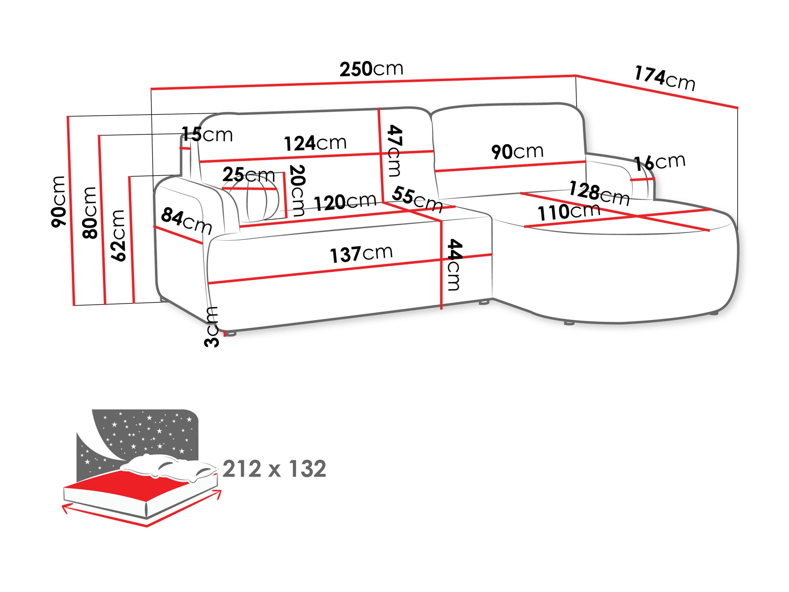 Corner sofa Comfivo Popis (Lambi 07)
