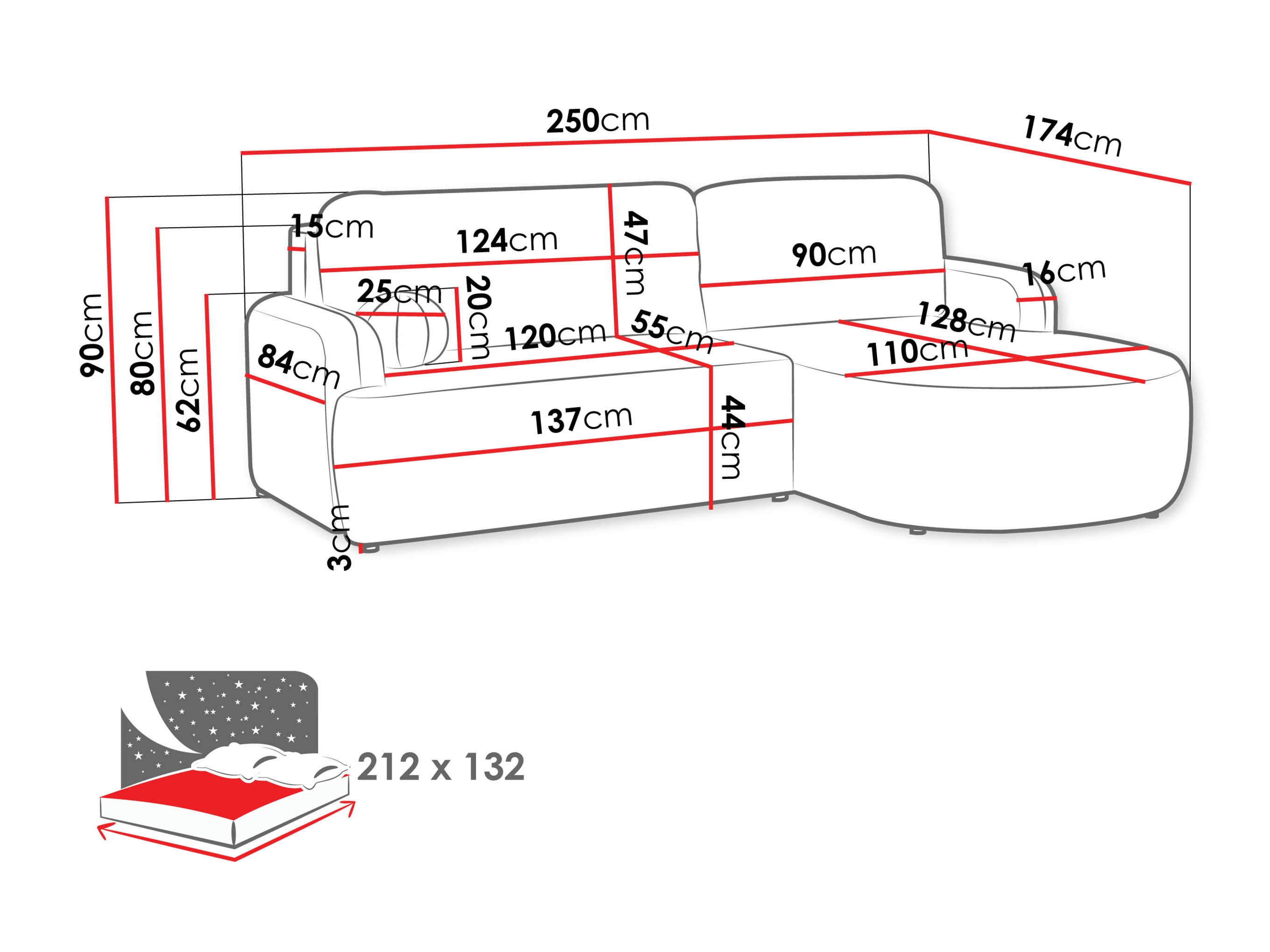 Corner sofa Comfivo Popis (Poso 52)