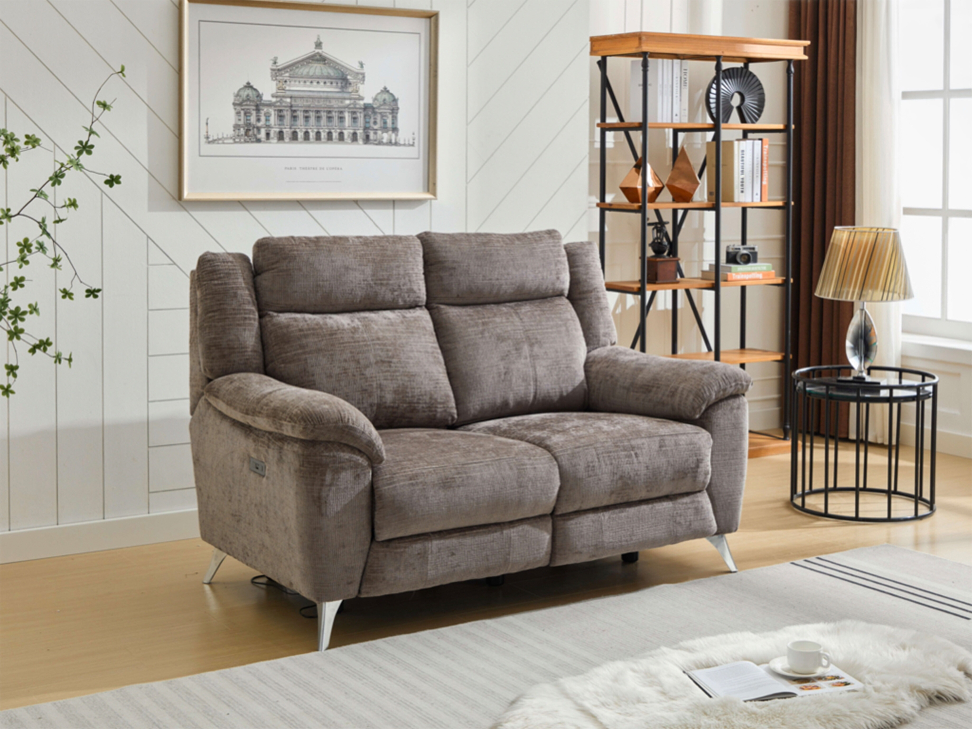 Sofa recliner Anaheim 107 (Brown)