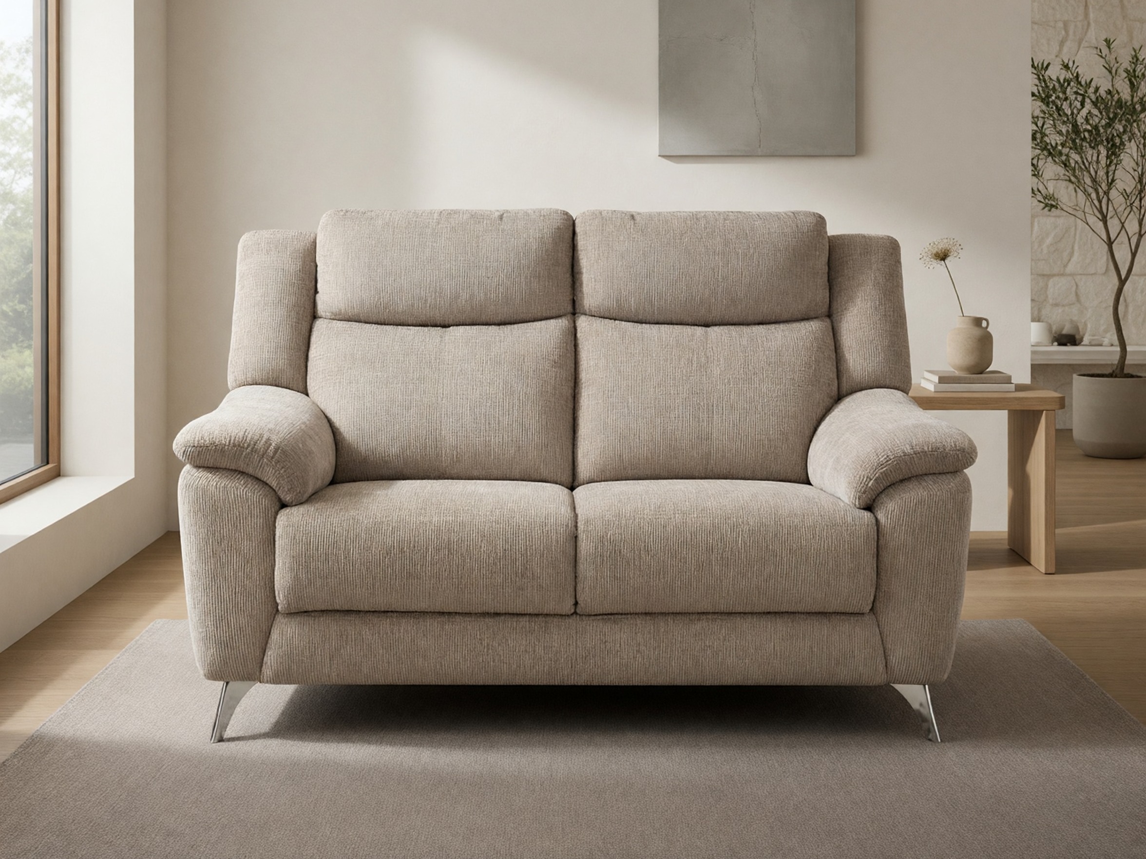 Sofa recliner Anaheim 107 (Light brown)