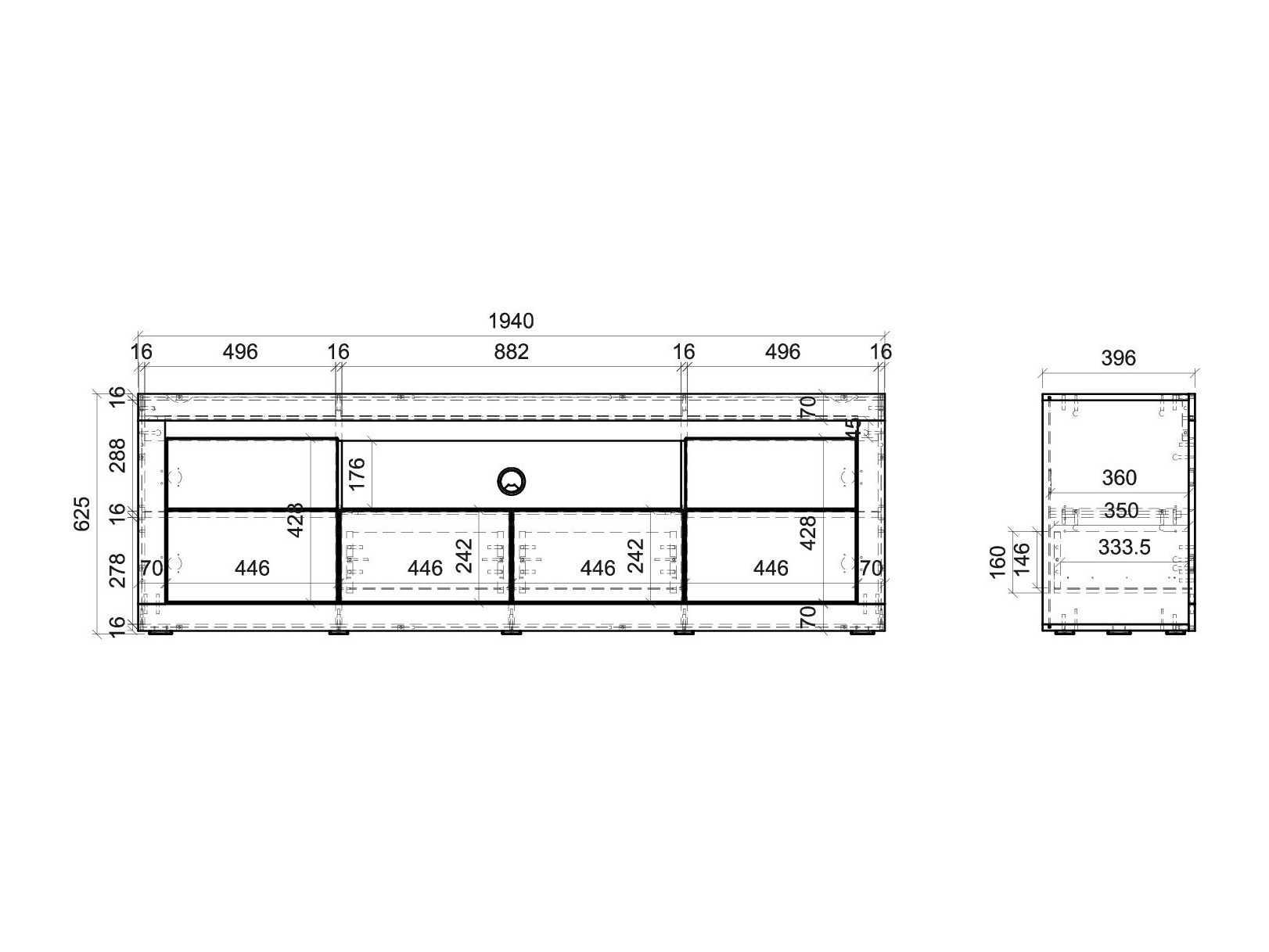 TV stand Ophtola 108