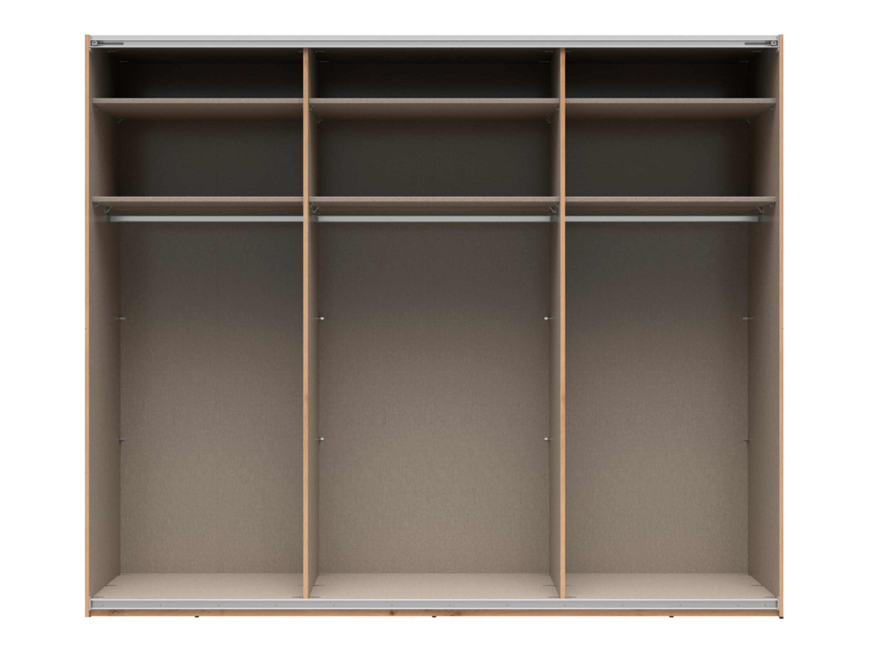 Wardrobe Livcali 103 (Green + Artisan oak)